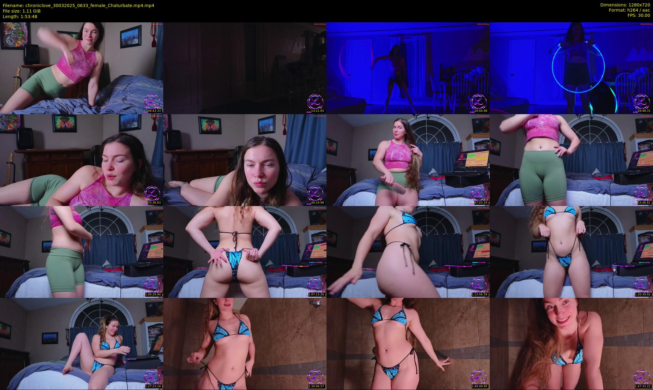 chroniclove — 114 minute Chaturbate female cam show recording, 720p, Mar 30, 2025
