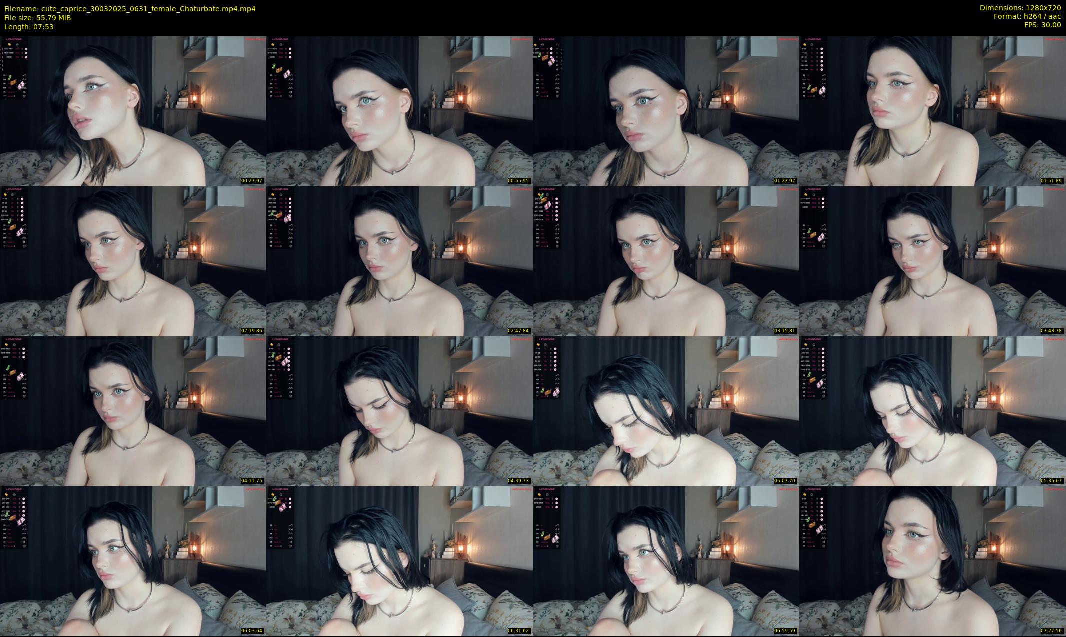 cute_caprice — 8 minute Chaturbate female cam show recording, 720p, Mar 30, 2025