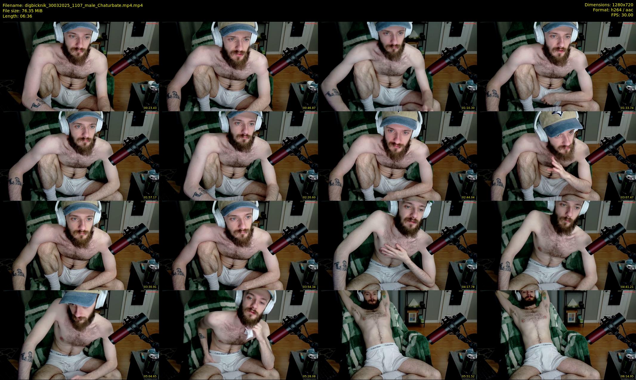 digbicknik — 7 minute Chaturbate male cam show recording, 720p, Mar 30, 2025