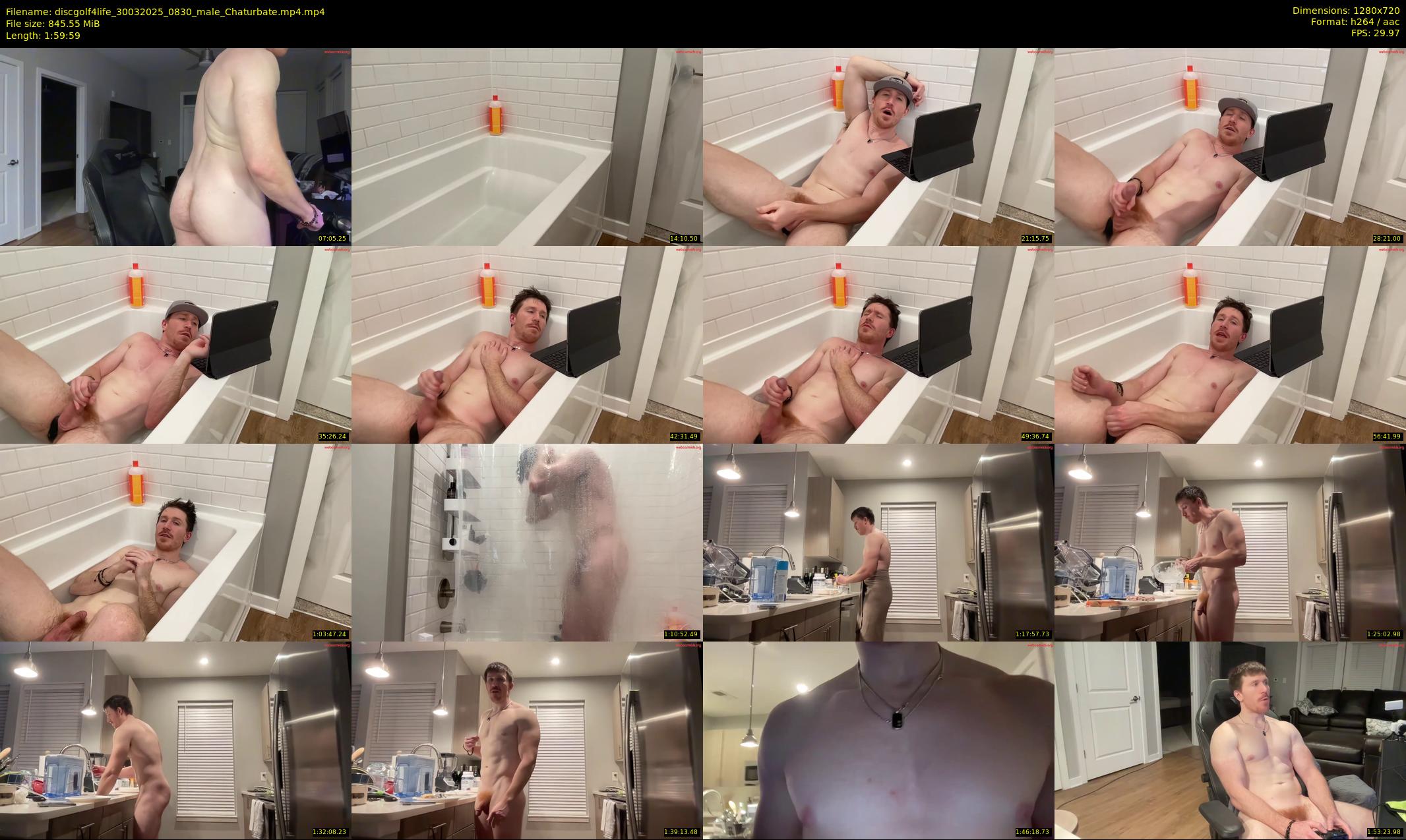 discgolf4life — 120 minute Chaturbate male cam show recording, 720p, Mar 30, 2025