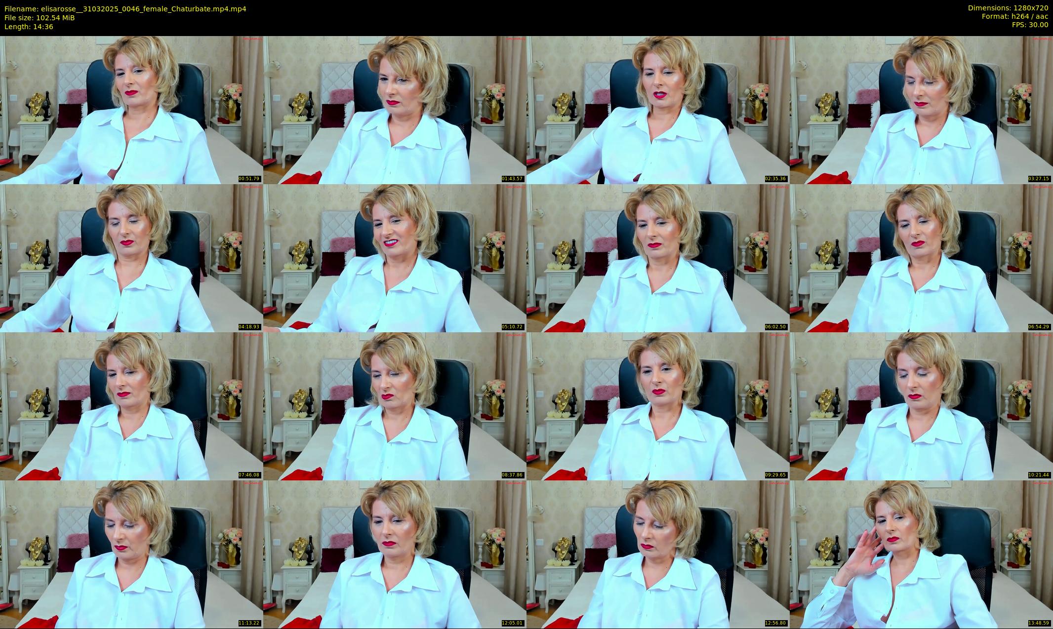 elisarosse_ — 15 minute Chaturbate female cam show recording, 720p, Mar 31, 2025