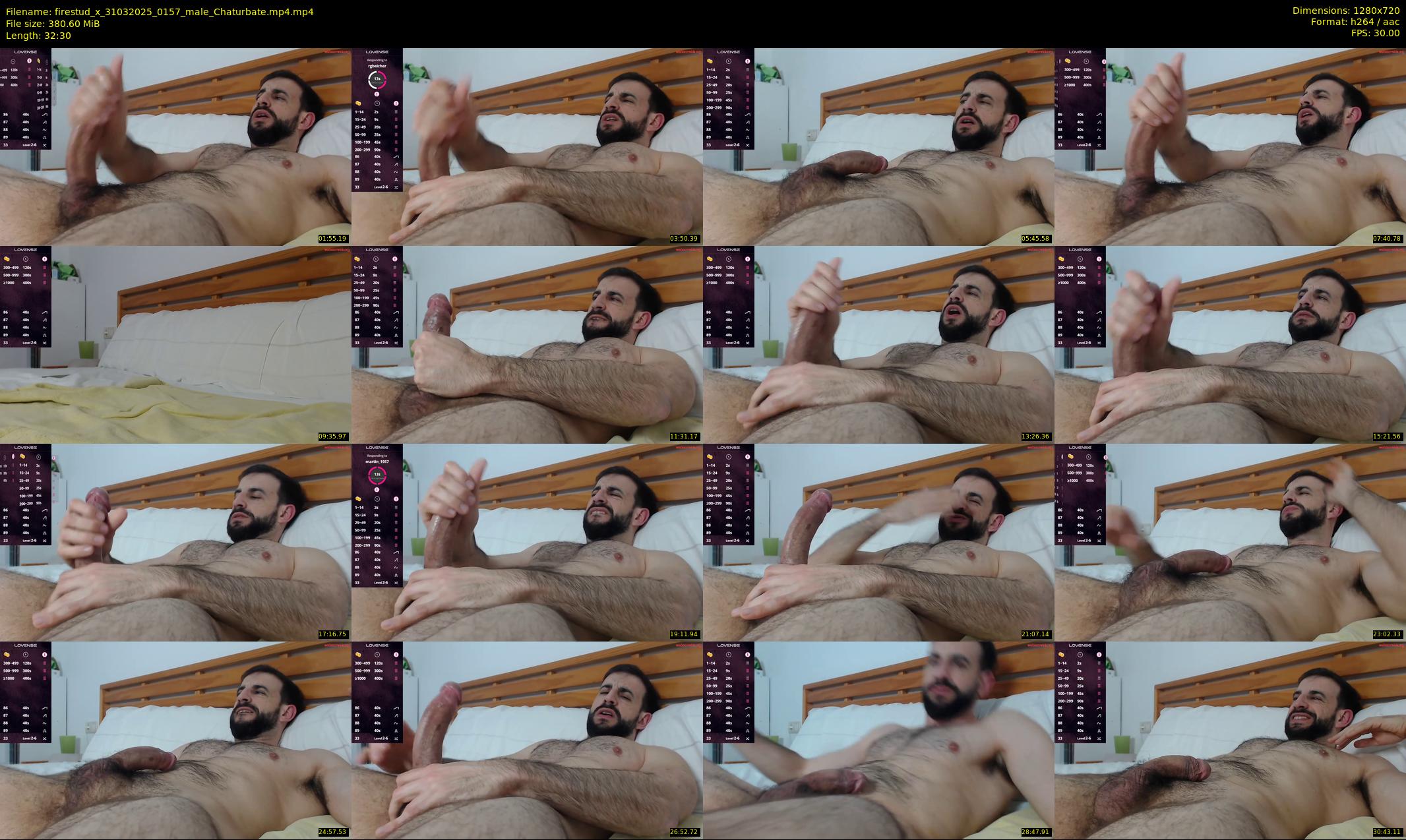 firestud_x — 33 minute Chaturbate male cam show recording, 720p, Mar 31, 2025
