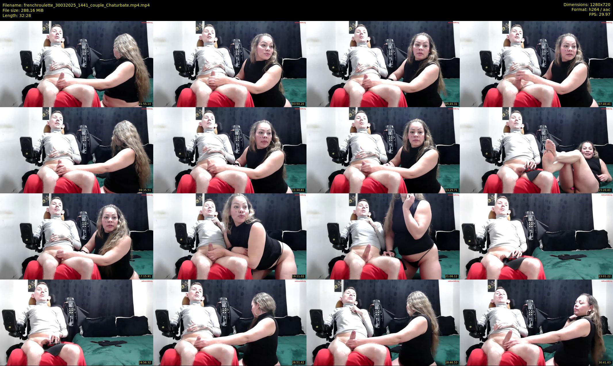 frenchroulette — 33 minute Chaturbate couple cam show recording, 720p, Mar 30, 2025