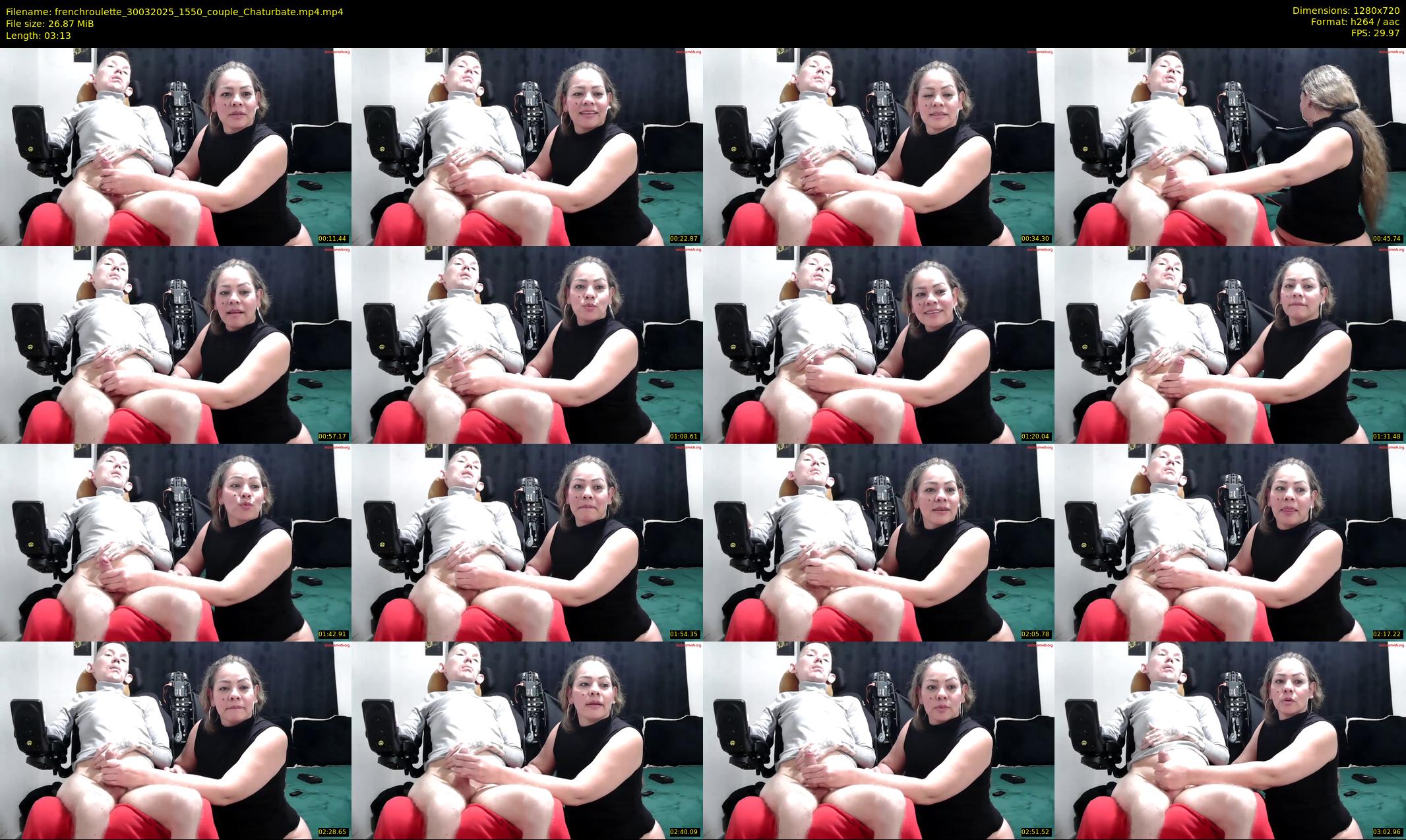 frenchroulette — 4 minute Chaturbate couple cam show recording, 720p, Mar 30, 2025