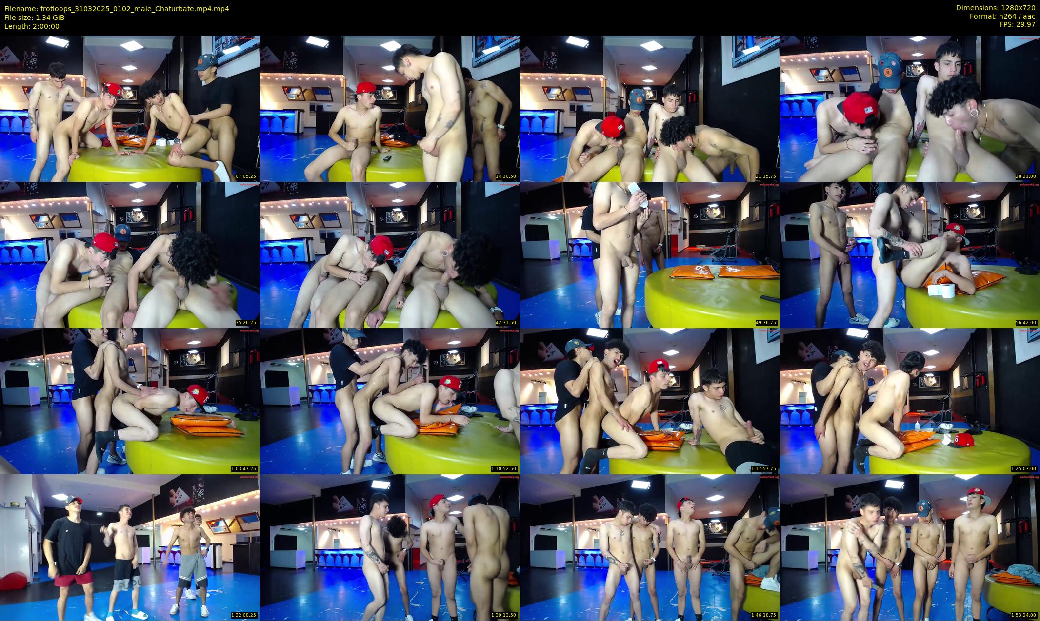 frotloops — 120 minute Chaturbate male cam show recording, 720p, Mar 31, 2025
