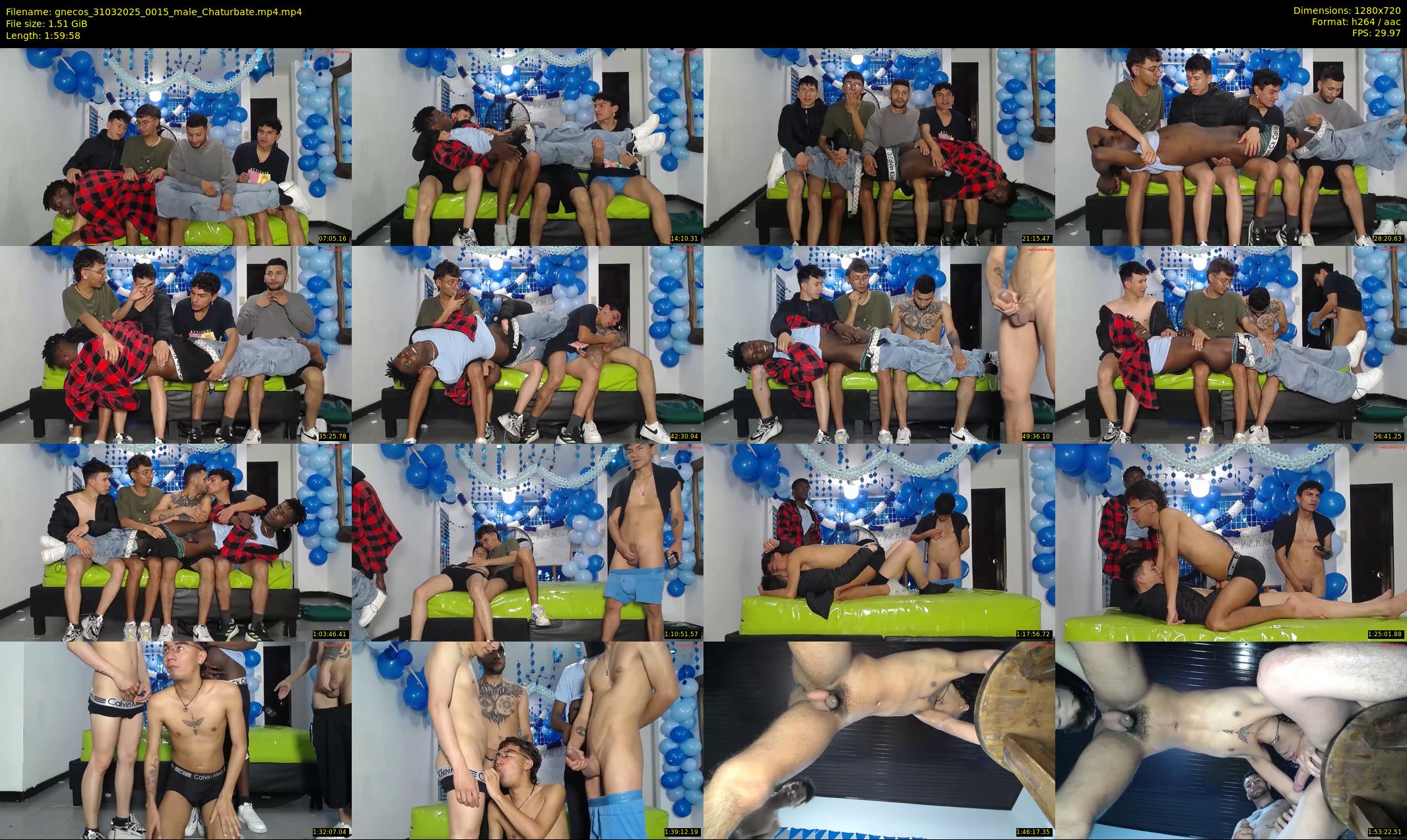 gnecos — 120 minute Chaturbate male cam show recording, 720p, Mar 31, 2025