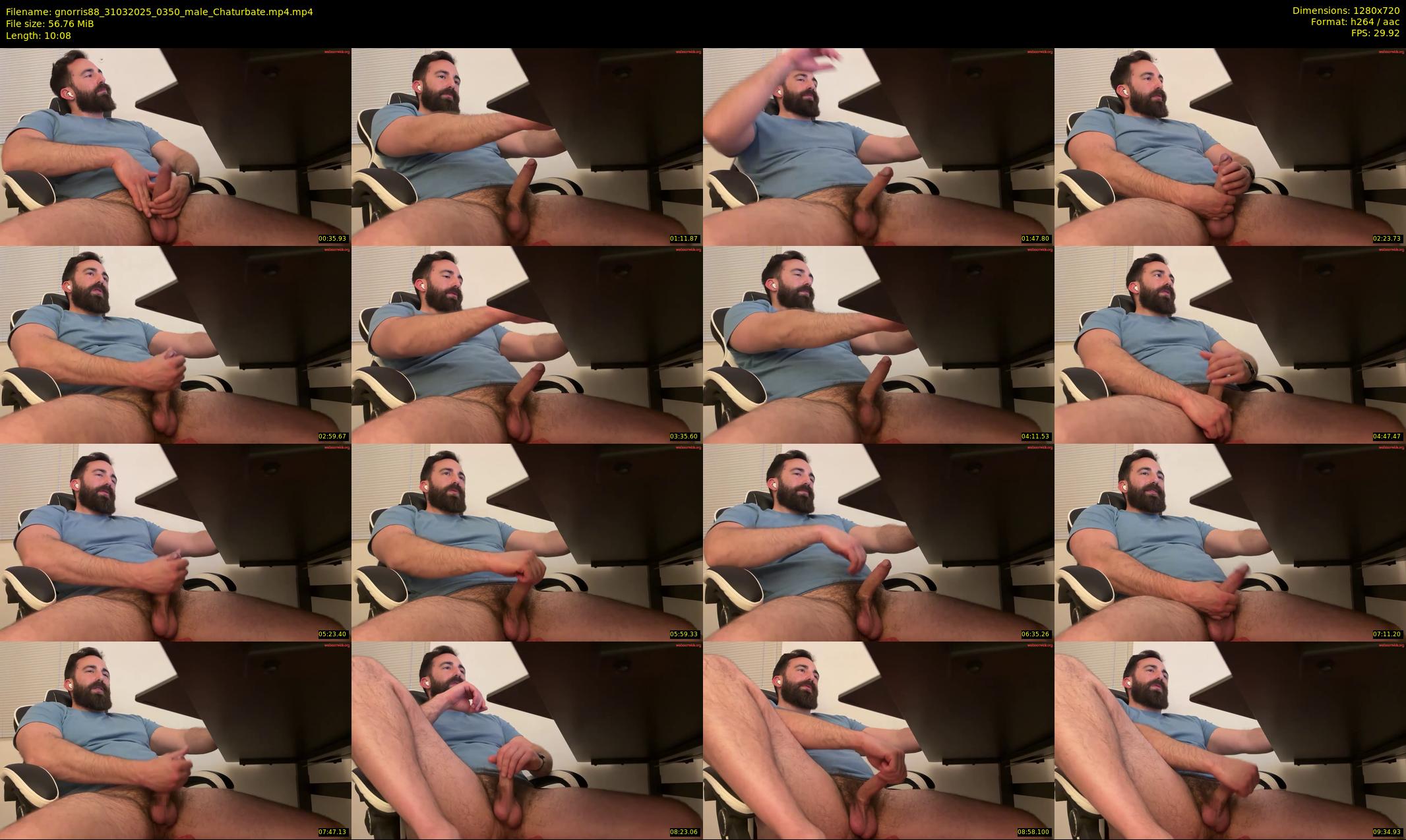 gnorris88 — 11 minute Chaturbate male cam show recording, 720p, Mar 31, 2025