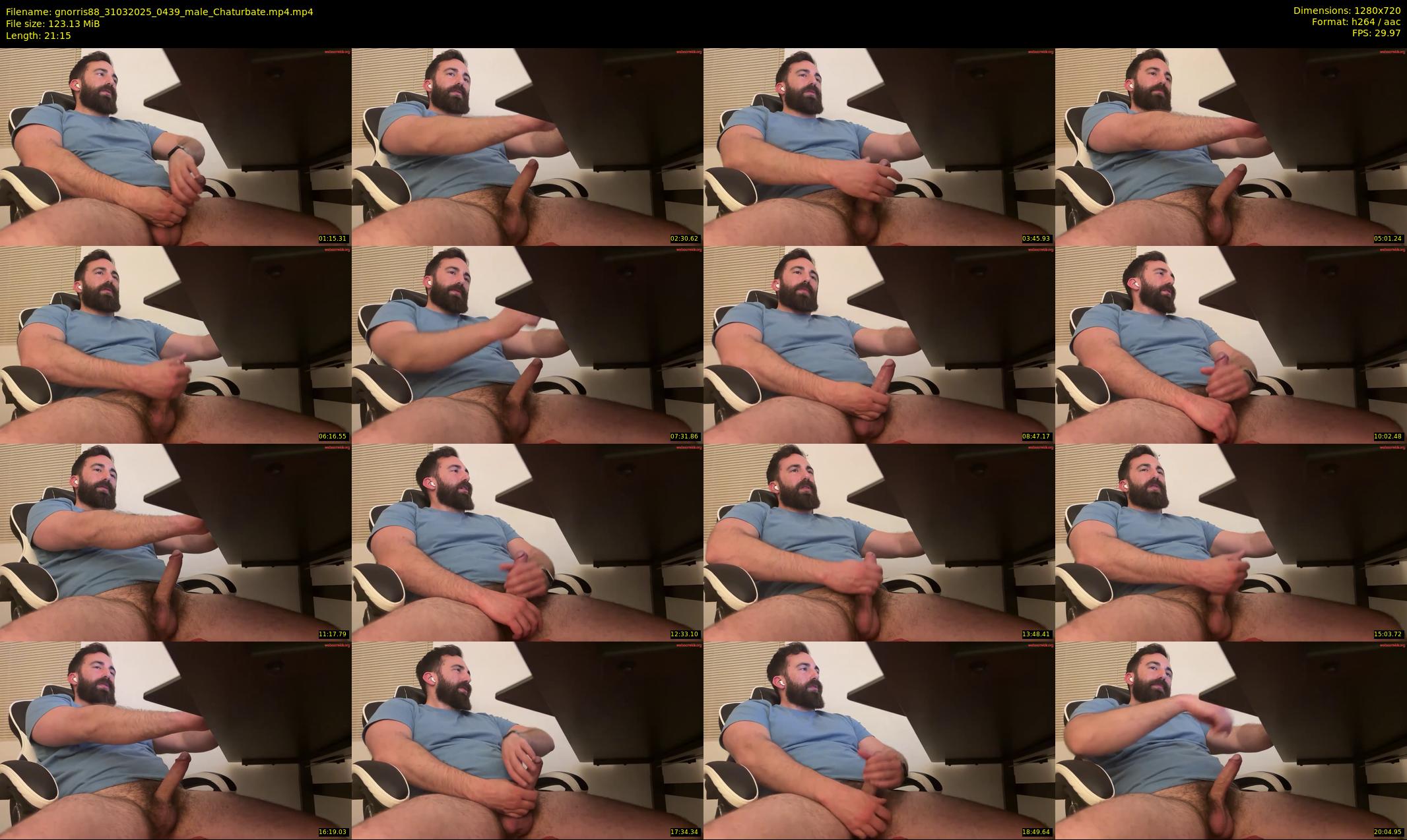 gnorris88 — 22 minute Chaturbate male cam show recording, 720p, Mar 31, 2025