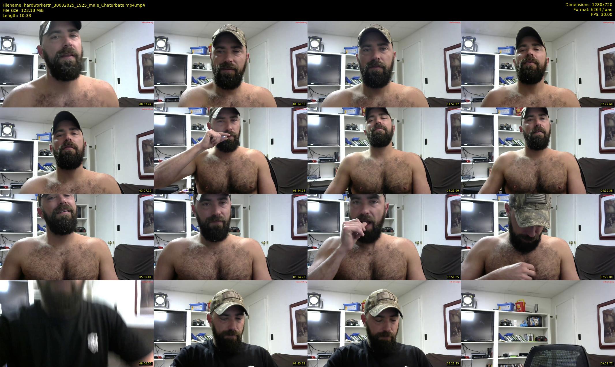 hardworkertn — 11 minute Chaturbate male cam show recording, 720p, Mar 30, 2025