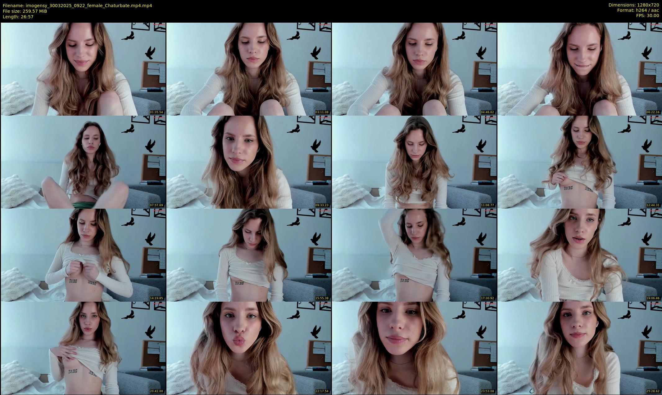 imogensy — 27 minute Chaturbate female cam show recording, 720p, Mar 30, 2025