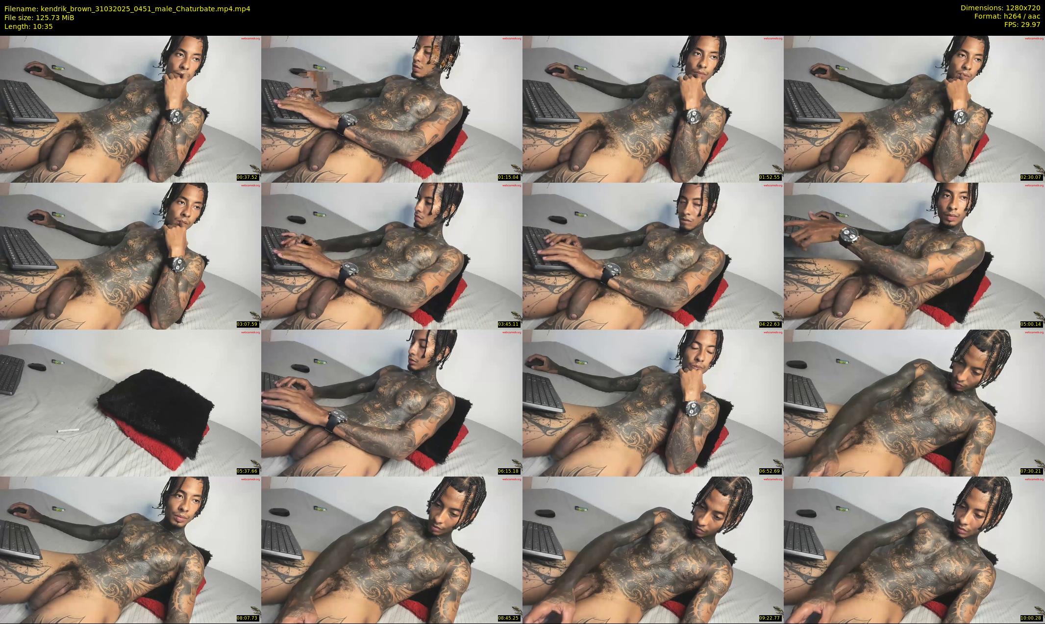 kendrik_brown — 11 minute Chaturbate male cam show recording, 720p, Mar 31, 2025