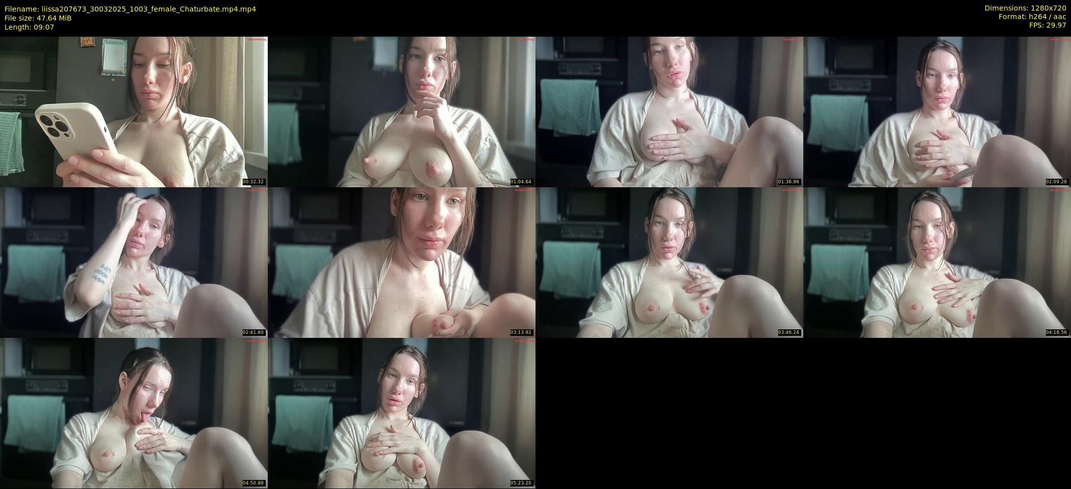 liissa207673 — 10 minute Chaturbate female cam show recording, 720p, Mar 30, 2025