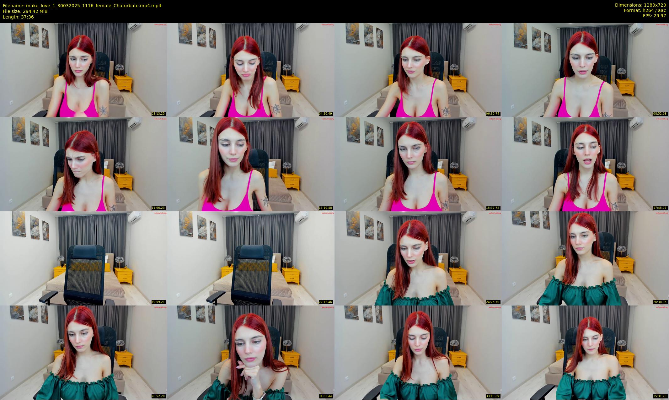 make_love_1 — 38 minute Chaturbate female cam show recording, 720p, Mar 30, 2025