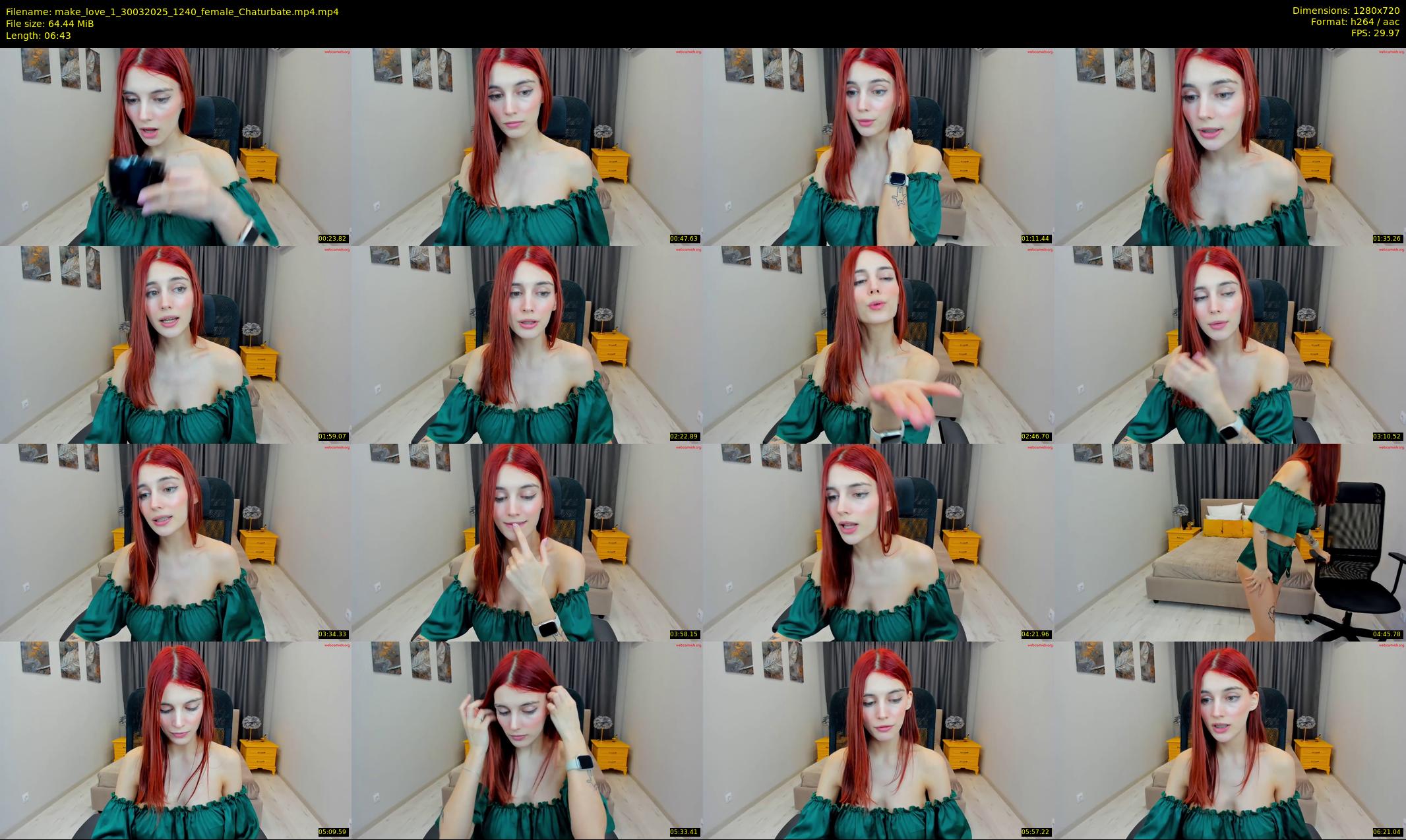 make_love_1 — 7 minute Chaturbate female cam show recording, 720p, Mar 30, 2025