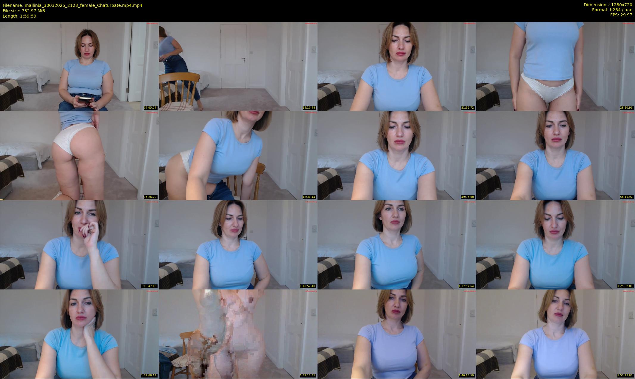 mallinia — 120 minute Chaturbate female cam show recording, 720p, Mar 30, 2025