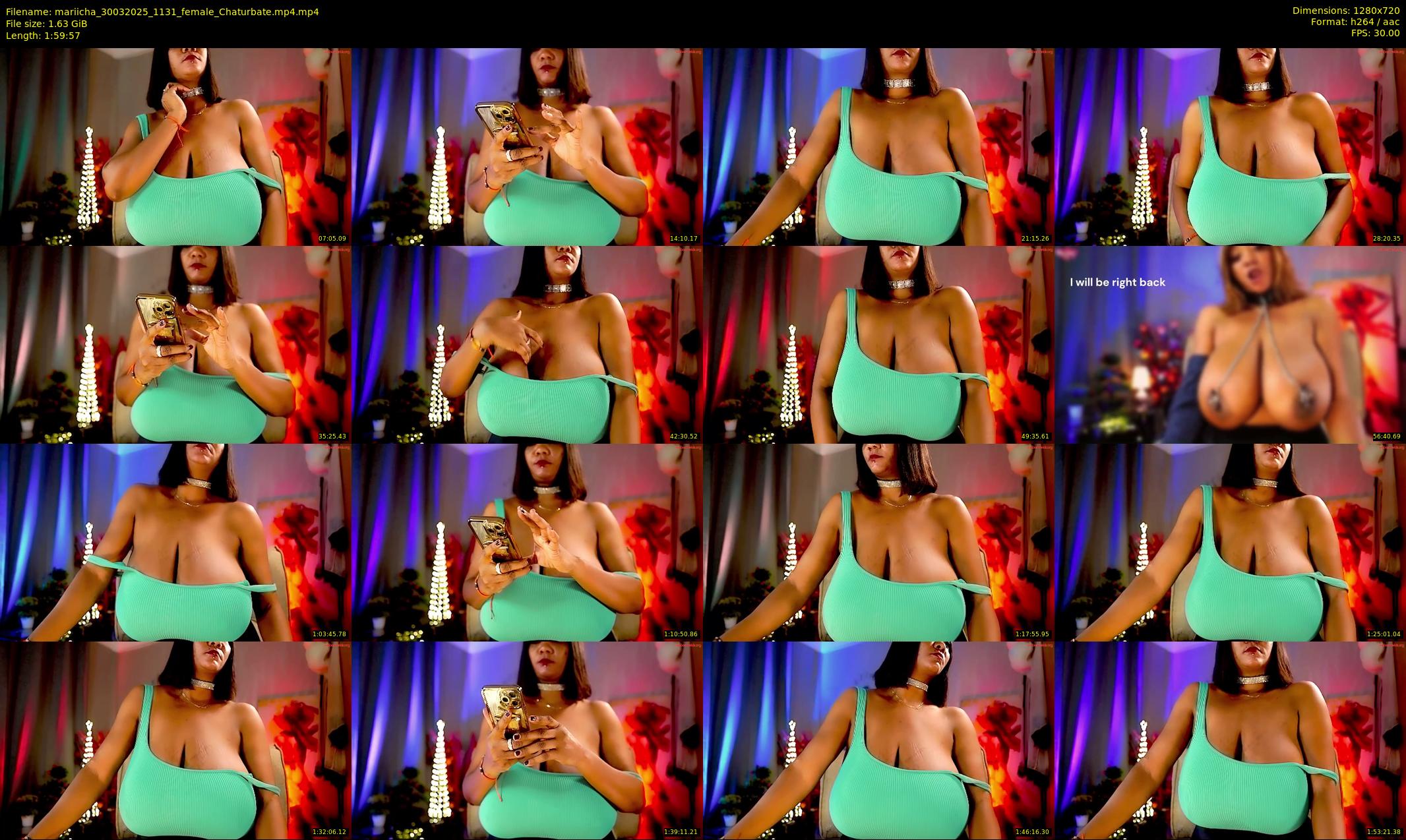 mariicha — 120 minute Chaturbate female cam show recording, 720p, Mar 30, 2025