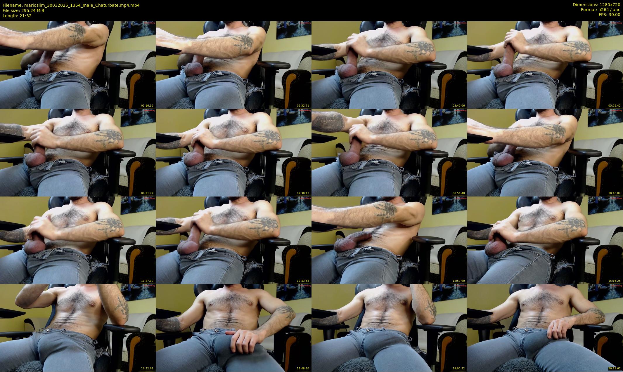 marioslim — 22 minute Chaturbate male cam show recording, 720p, Mar 30, 2025