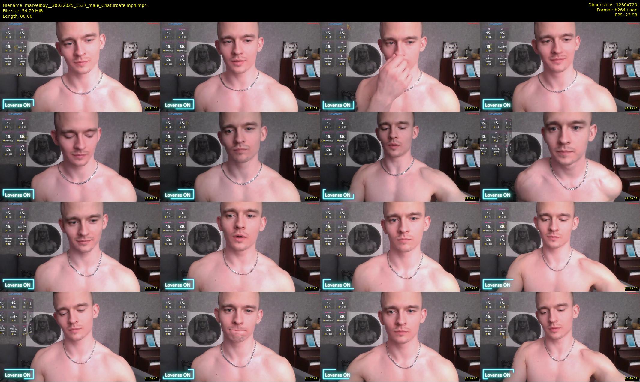 marvelboy_ — 6 minute Chaturbate male cam show recording, 720p, Mar 30, 2025