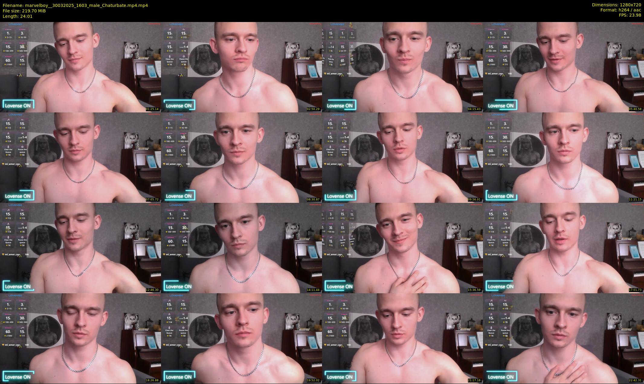 marvelboy_ — 25 minute Chaturbate male cam show recording, 720p, Mar 30, 2025