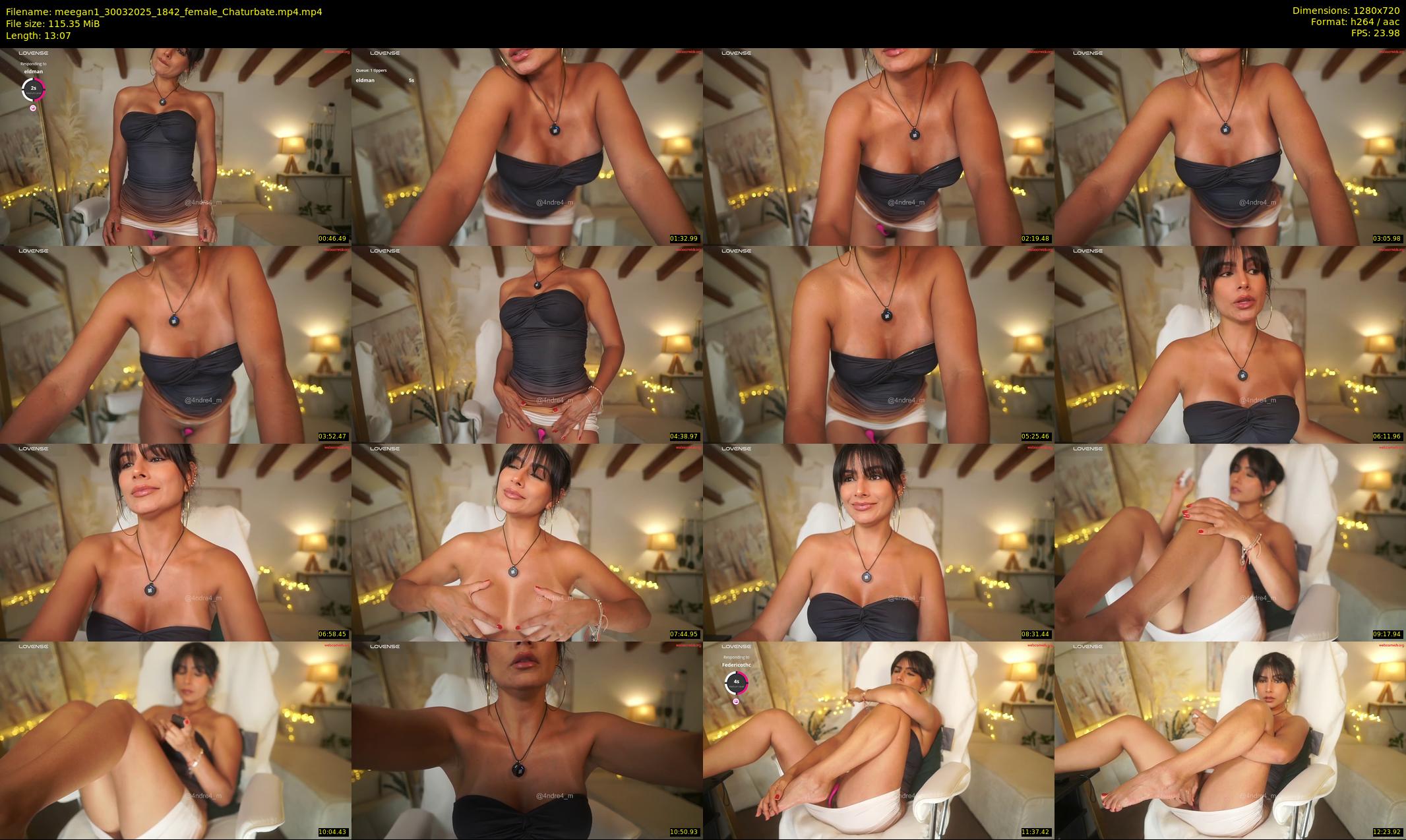 meegan1 — 14 minute Chaturbate female cam show recording, 720p, Mar 30, 2025