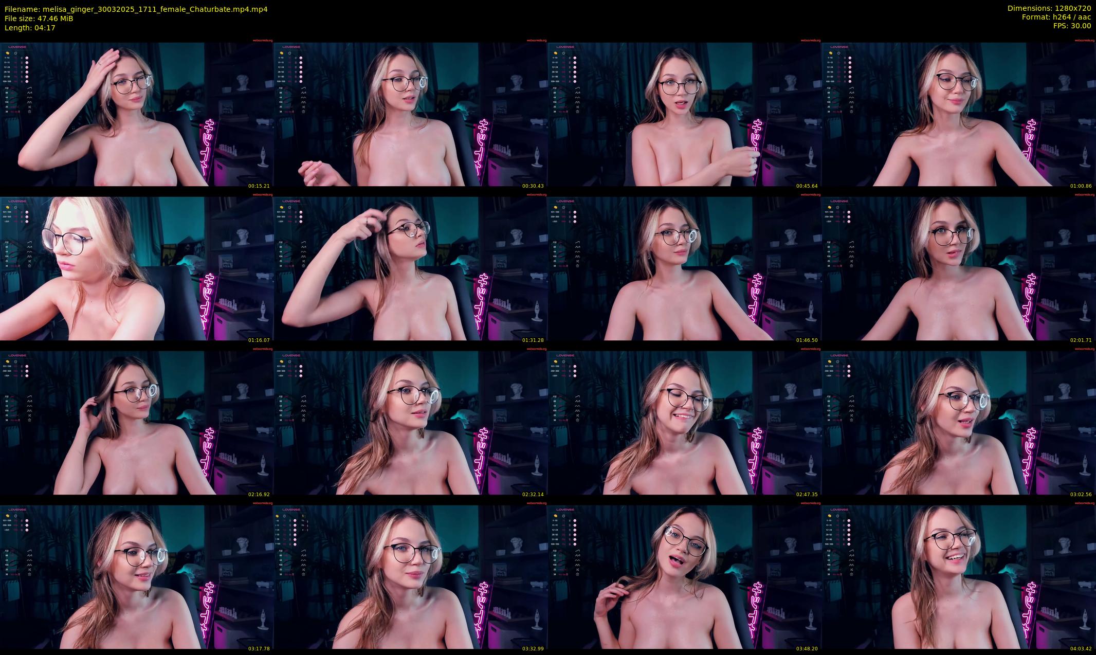melisa_ginger — 5 minute Chaturbate female cam show recording, 720p, Mar 30, 2025