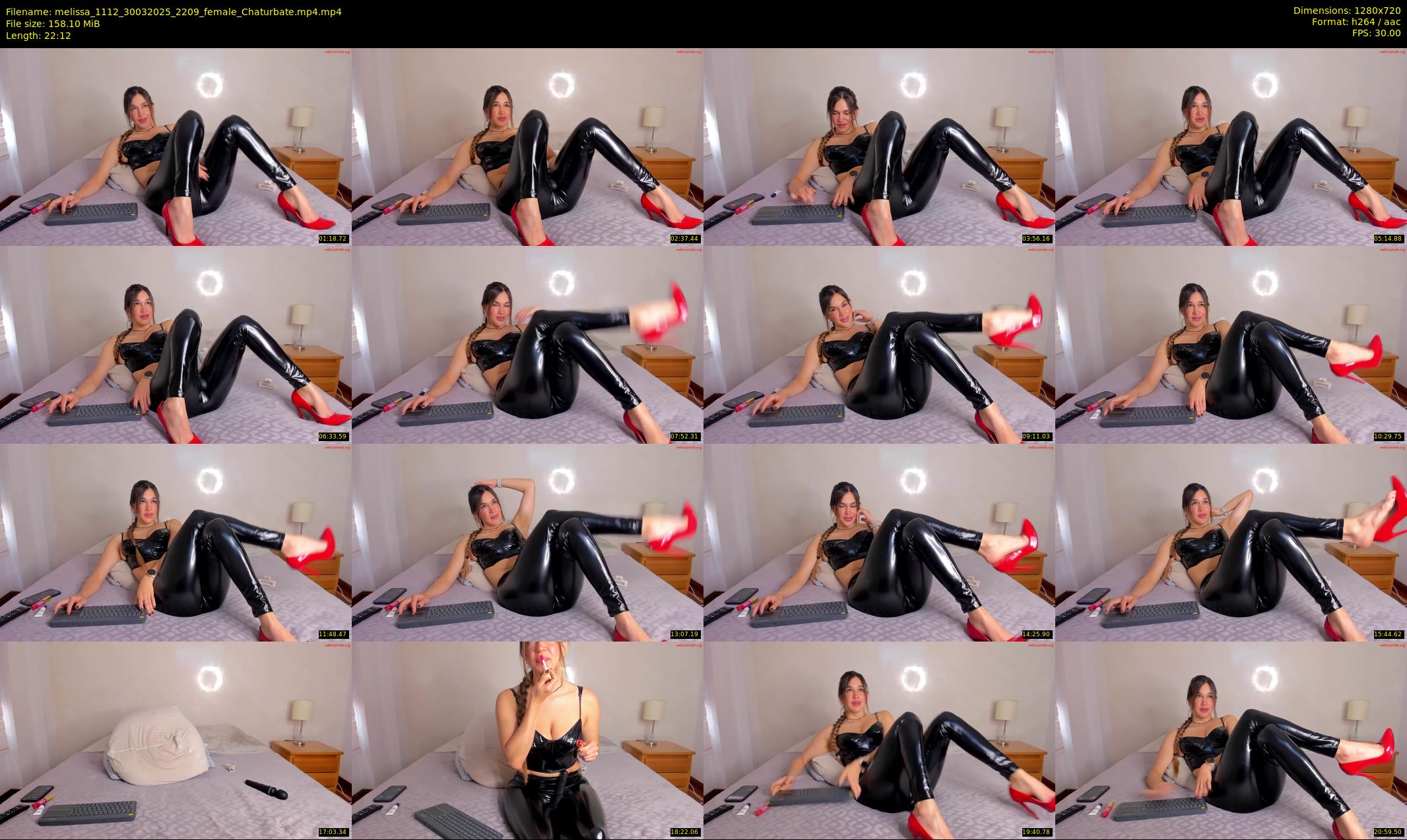 melissa_1112 — 23 minute Chaturbate female cam show recording, 720p, Mar 30, 2025