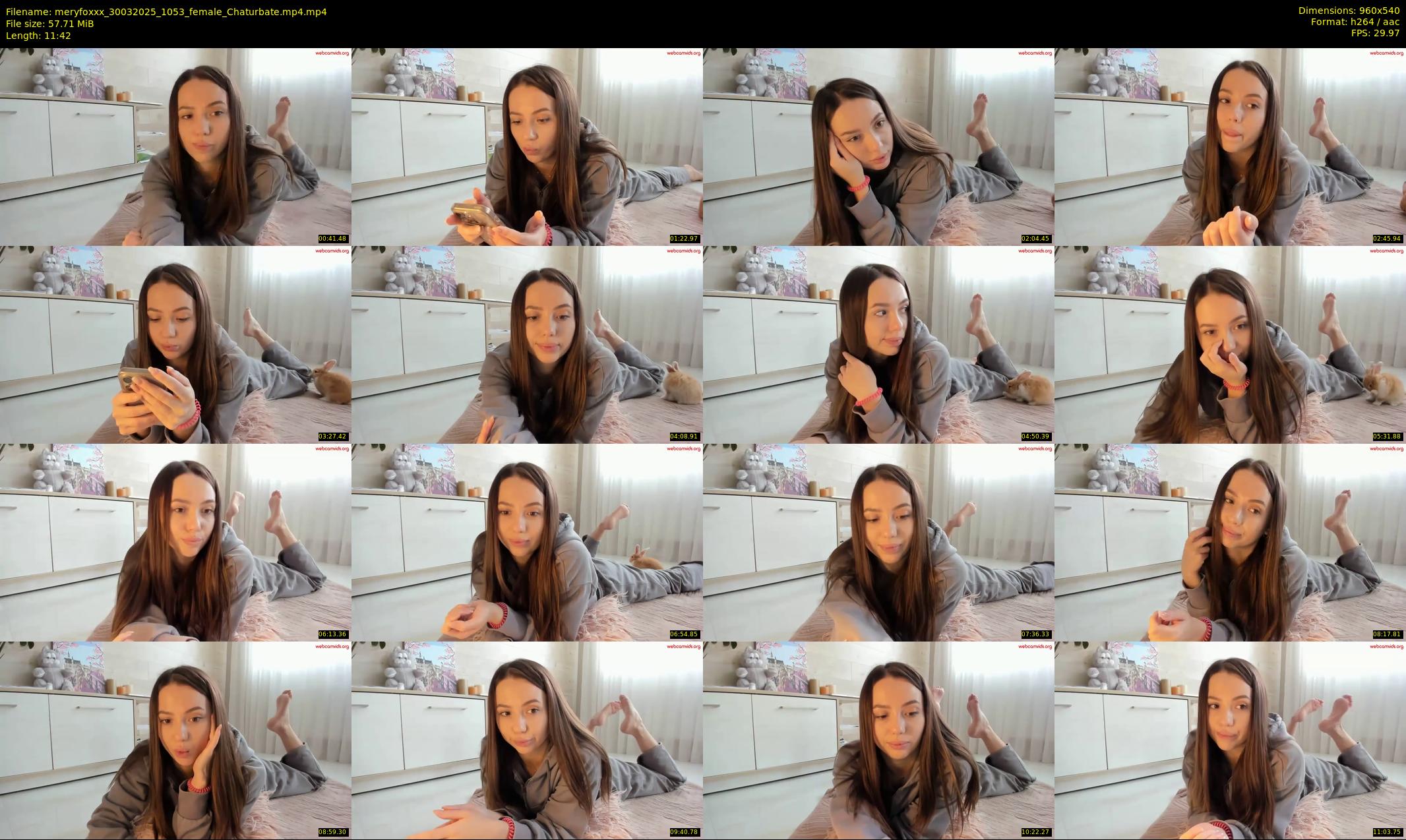 meryfoxxx — 12 minute Chaturbate female cam show recording, 480p, Mar 30, 2025
