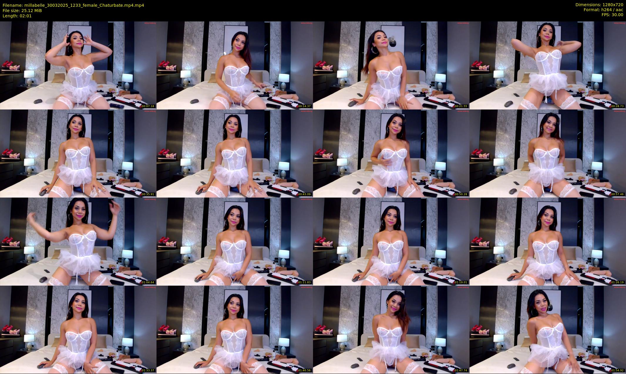millabelle — 3 minute Chaturbate female cam show recording, 720p, Mar 30, 2025