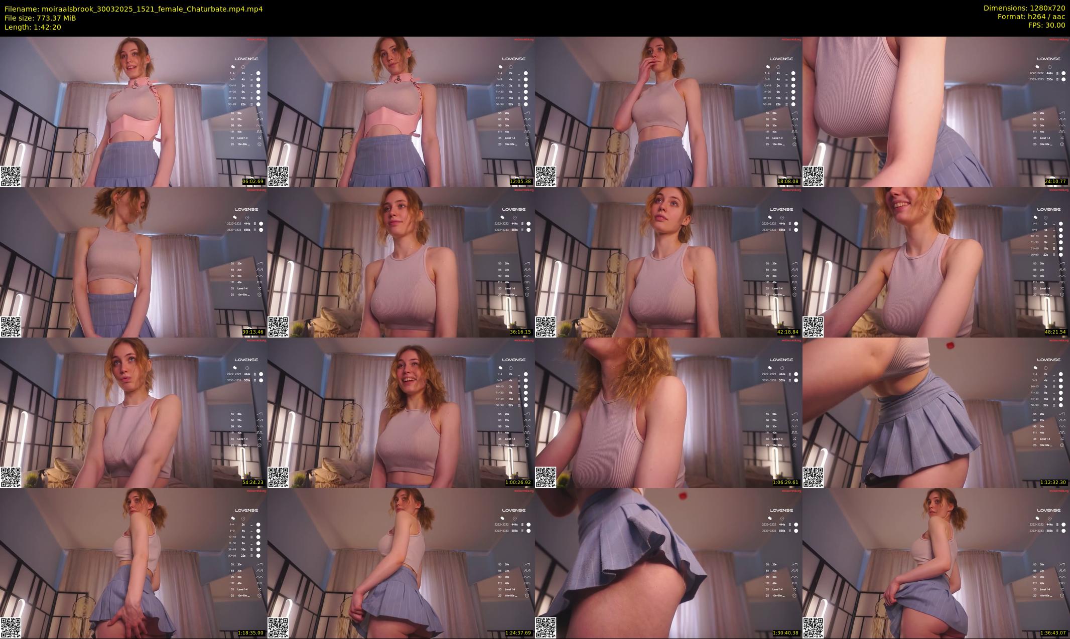 moiraalsbrook — 103 minute Chaturbate female cam show recording, 720p, Mar 30, 2025