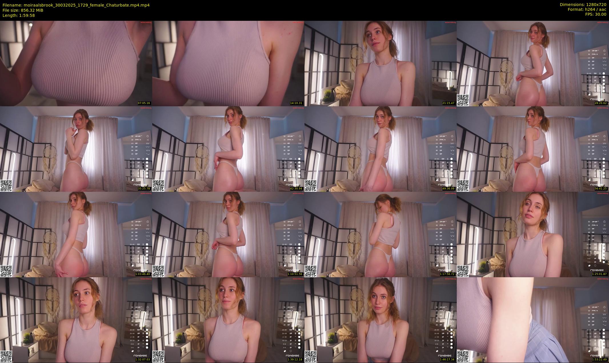 moiraalsbrook — 120 minute Chaturbate female cam show recording, 720p, Mar 30, 2025