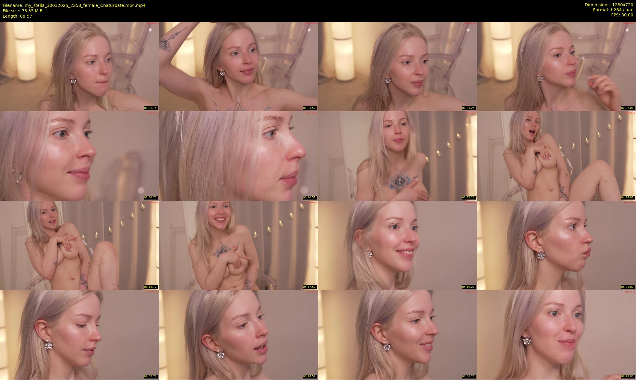 my_stella — 9 minute Chaturbate female cam show recording, 720p, Mar 30, 2025