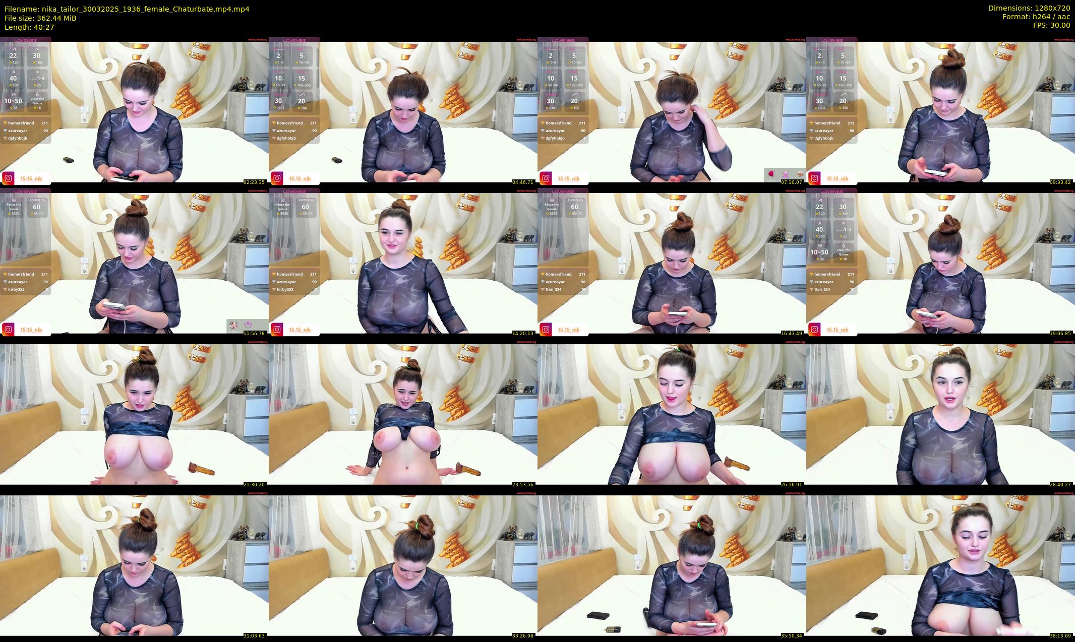 nika_tailor — 41 minute Chaturbate female cam show recording, 720p, Mar 30, 2025