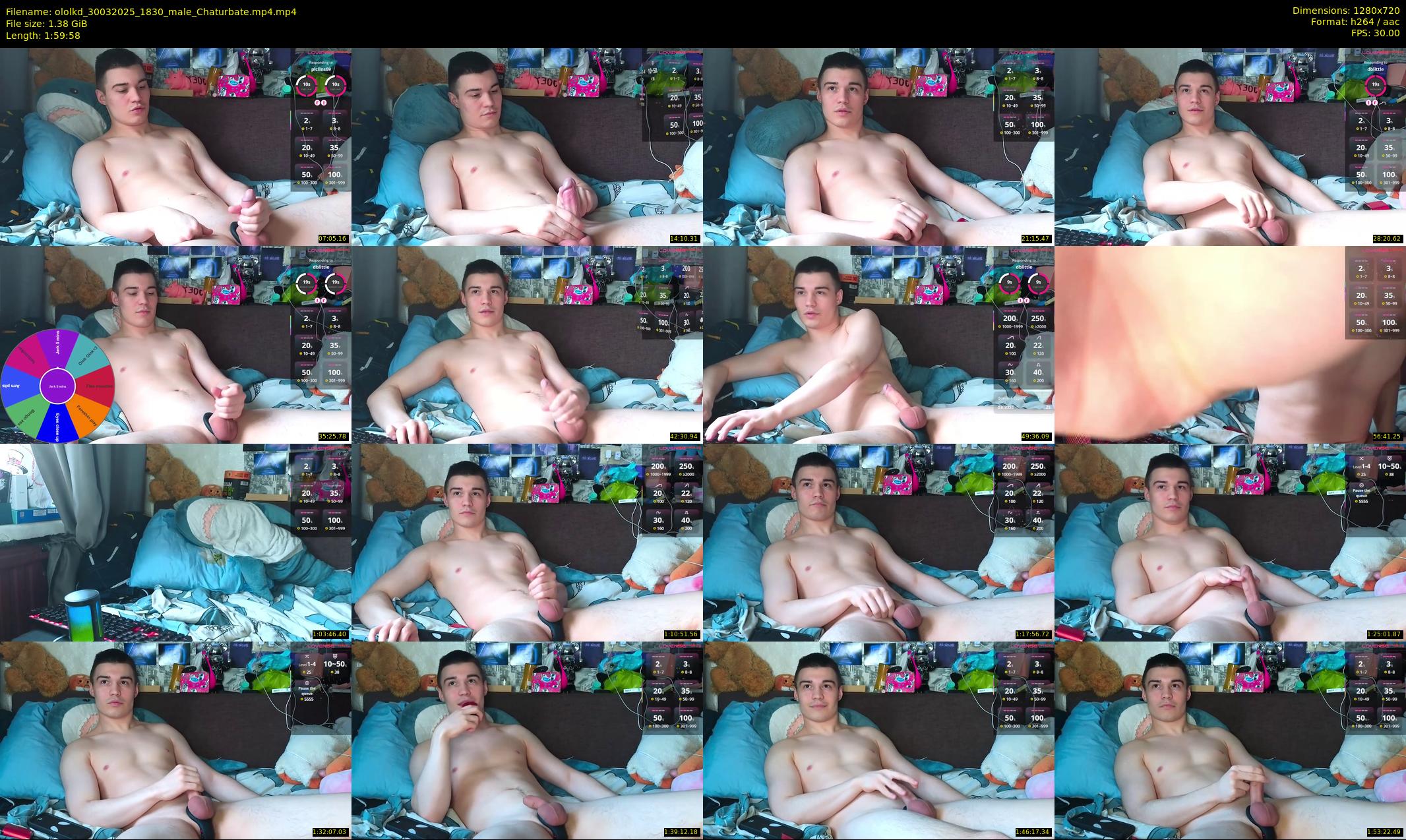 ololkd — 120 minute Chaturbate male cam show recording, 720p, Mar 30, 2025