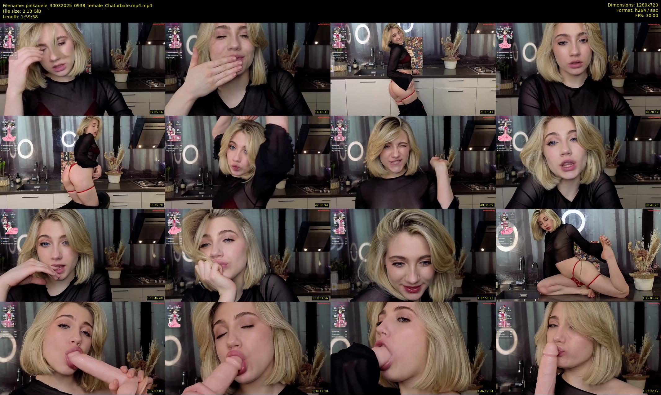 pinkadele — 120 minute Chaturbate female cam show recording, 720p, Mar 30, 2025