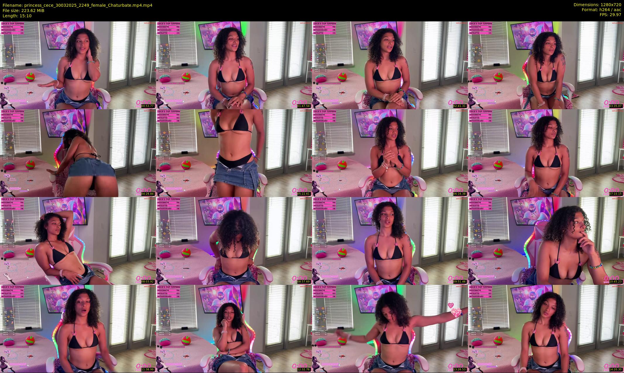 princess_cece — 16 minute Chaturbate female cam show recording, 720p, Mar 30, 2025