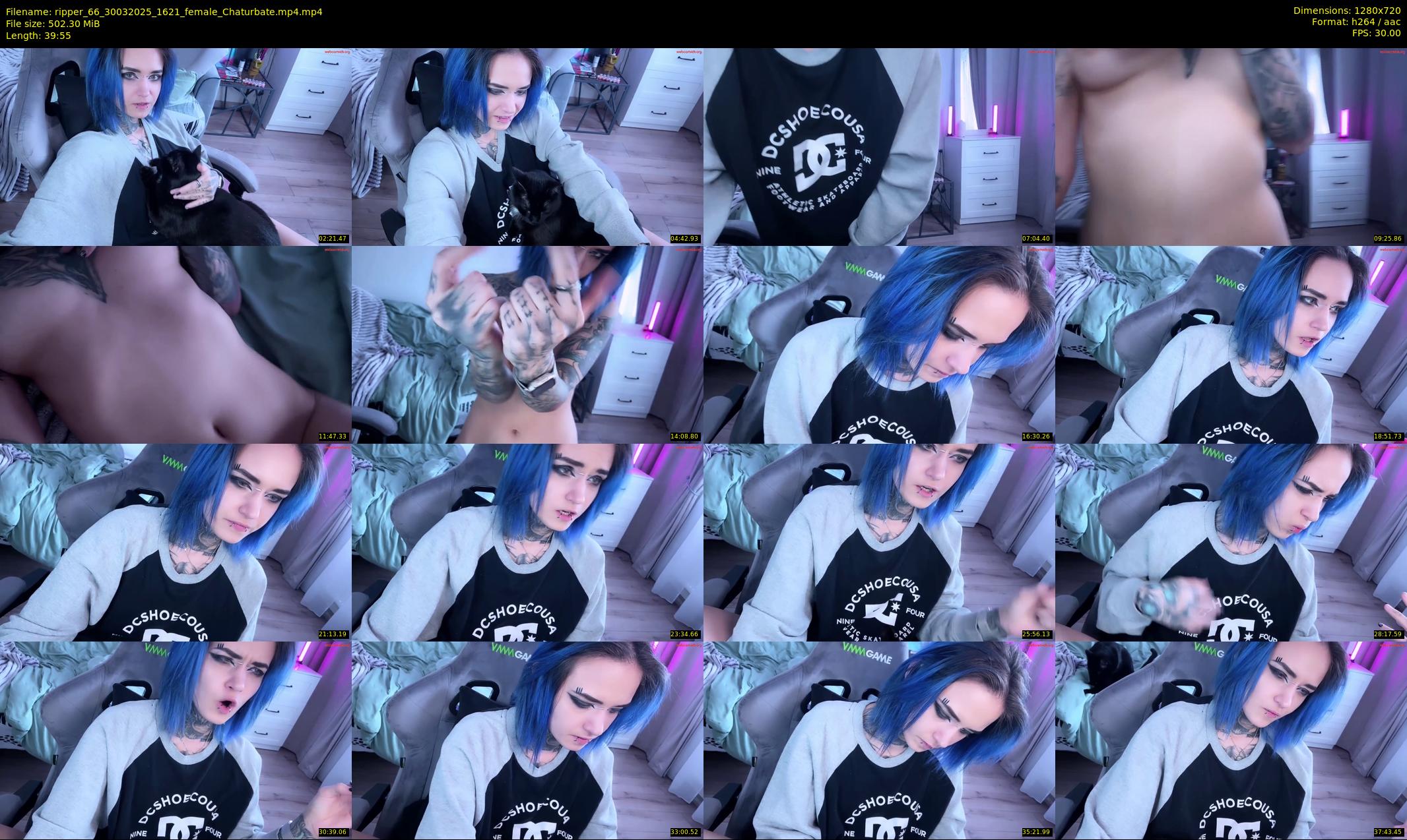 ripper_66 — 40 minute Chaturbate female cam show recording, 720p, Mar 30, 2025