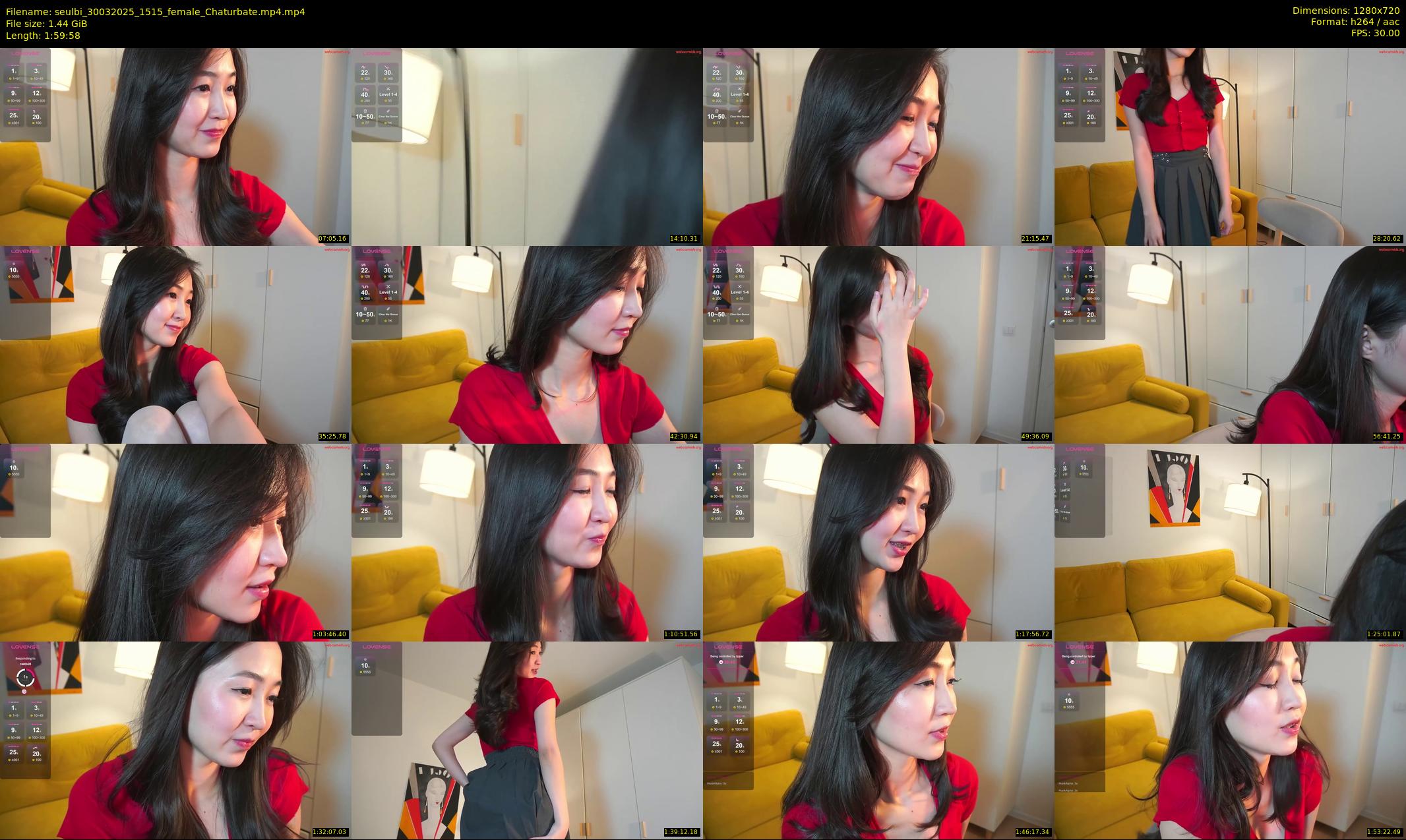 seulbi — 120 minute Chaturbate female cam show recording, 720p, Mar 30, 2025