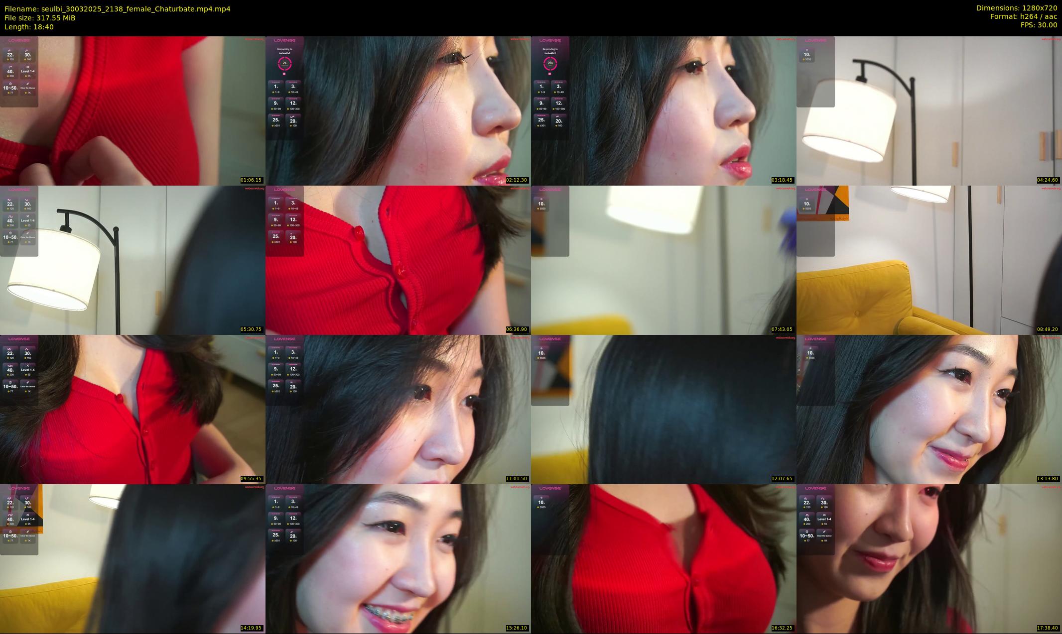 seulbi — 19 minute Chaturbate female cam show recording, 720p, Mar 30, 2025