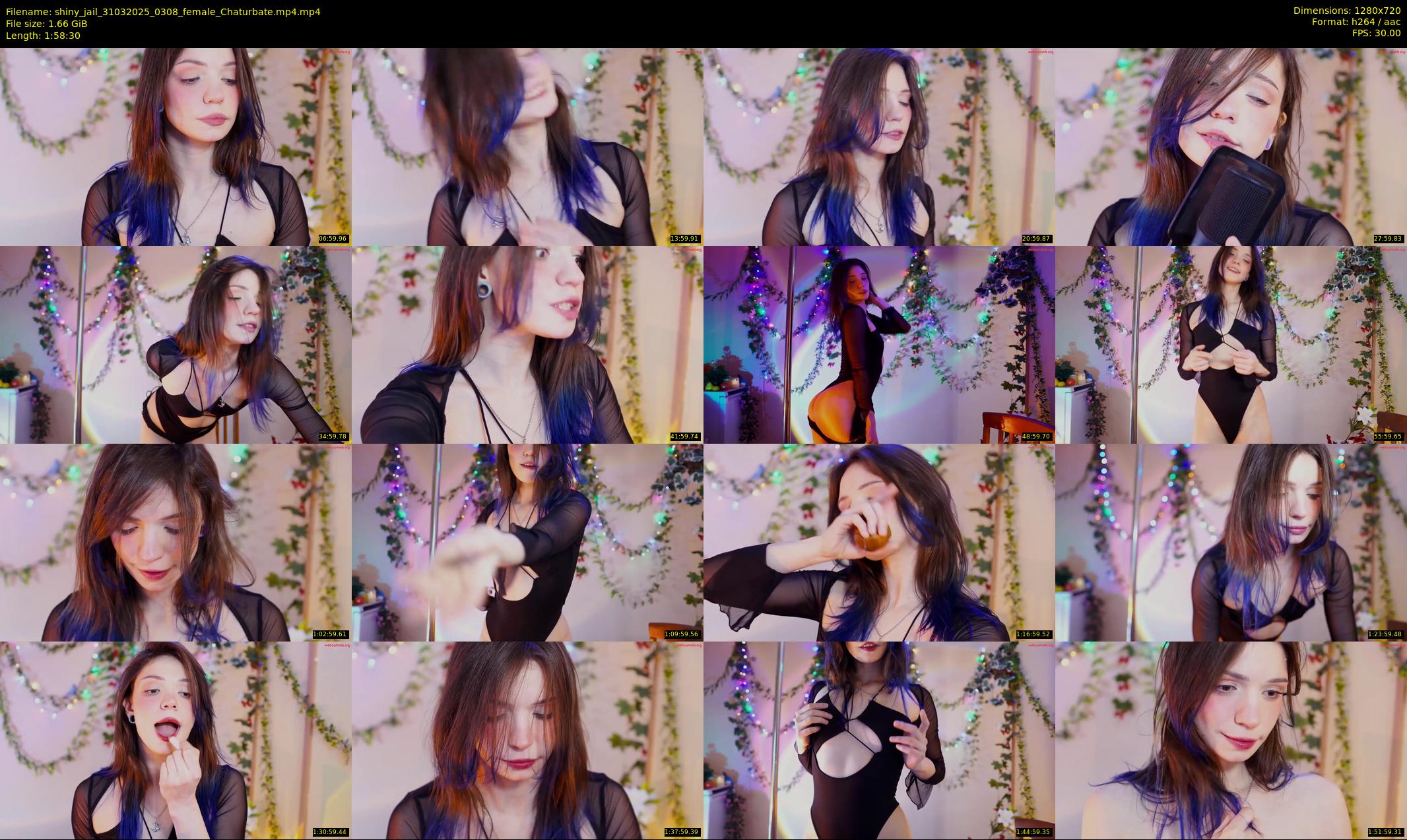 shiny_jail — 119 minute Chaturbate female cam show recording, 720p, Mar 31, 2025
