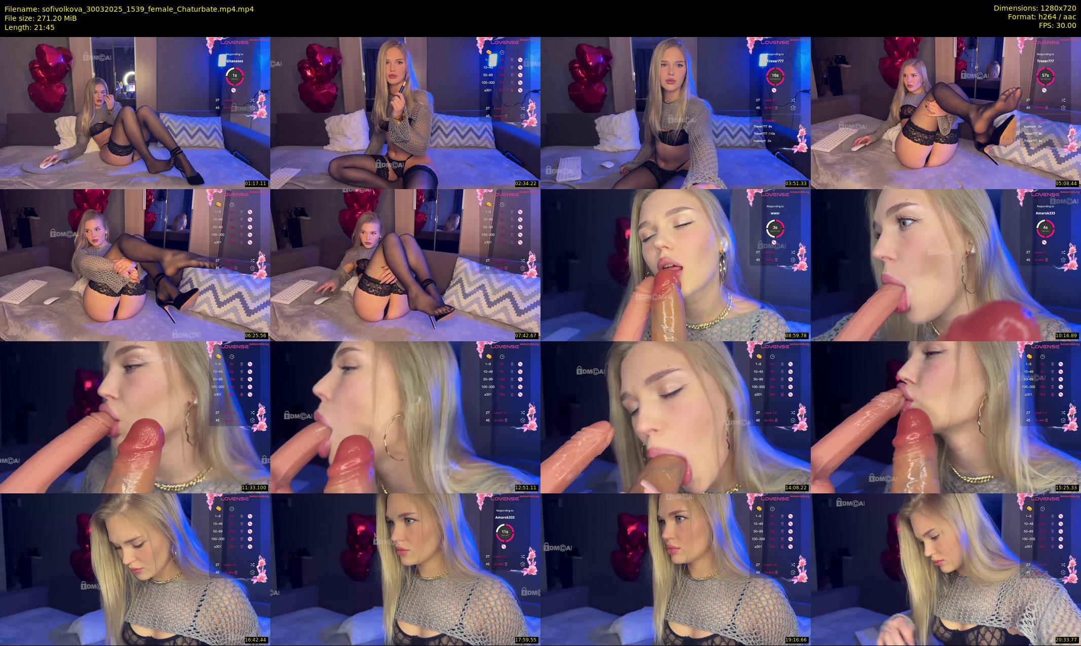 sofivolkova — 22 minute Chaturbate female cam show recording, 720p, Mar 30, 2025