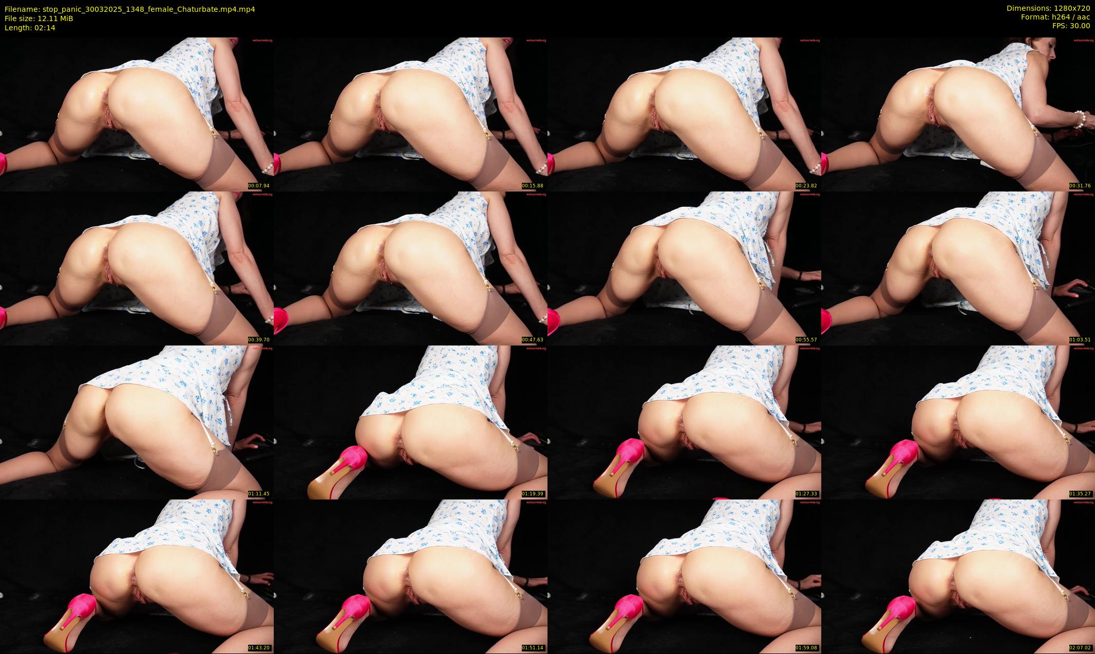stop_panic — 3 minute Chaturbate female cam show recording, 720p, Mar 30, 2025