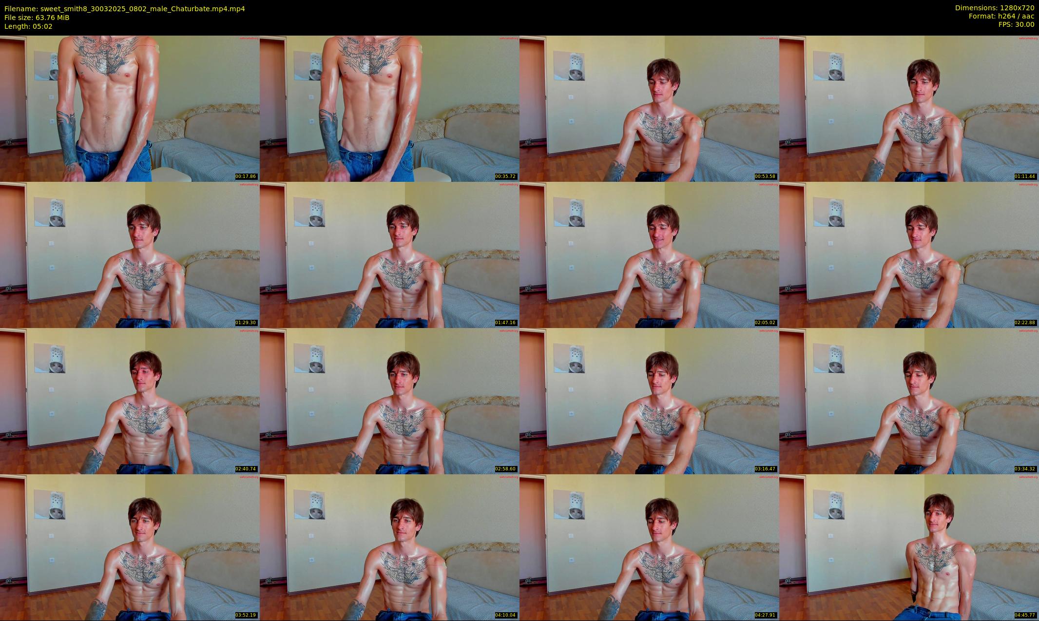sweet_smith8 — 6 minute Chaturbate male cam show recording, 720p, Mar 30, 2025