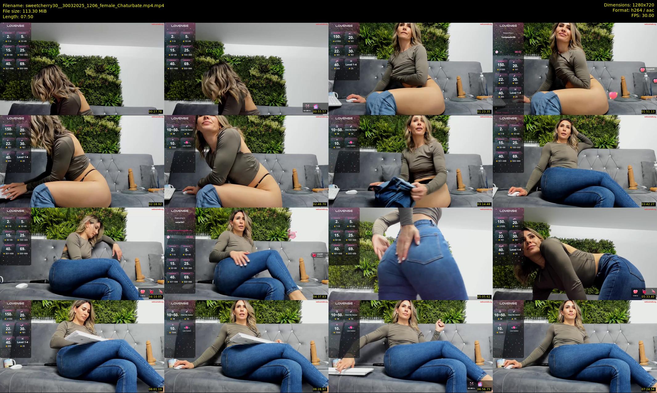 sweetcherry30_ — 8 minute Chaturbate female cam show recording, 720p, Mar 30, 2025