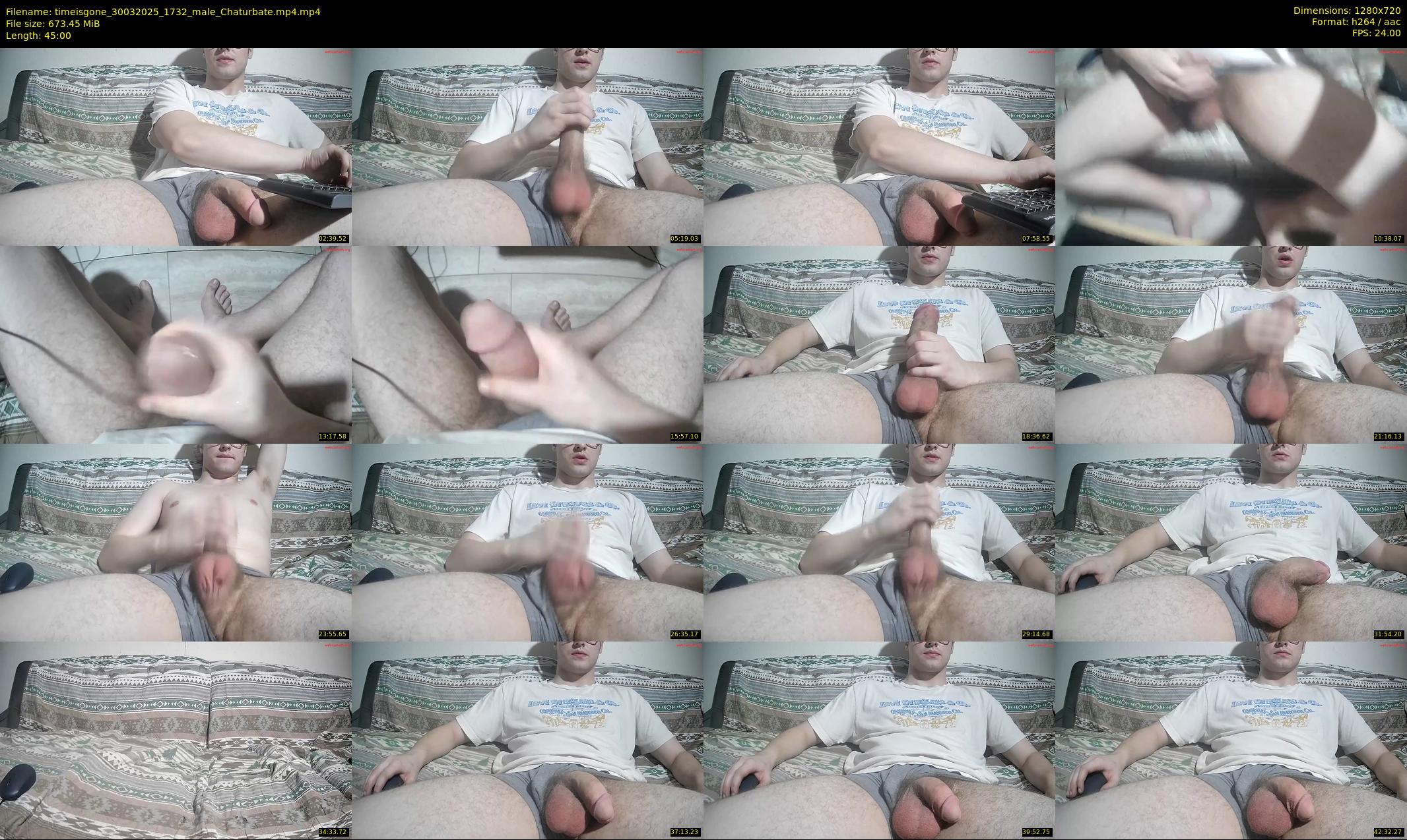 timeisgone — 45 minute Chaturbate couple cam show recording, 720p, Mar 30, 2025