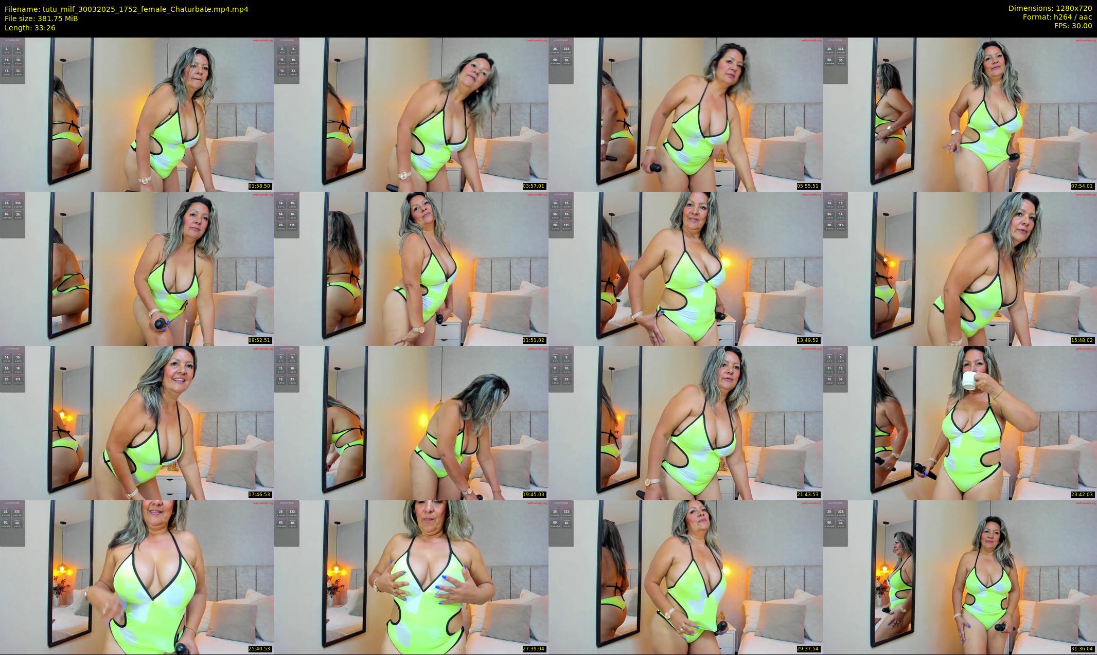 tutu_milf — 34 minute Chaturbate female cam show recording, 720p, Mar 30, 2025