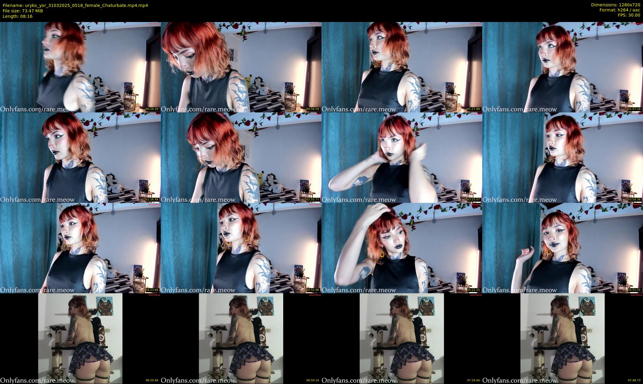 uryko_yor — 9 minute Chaturbate female cam show recording, 720p, Mar 31, 2025