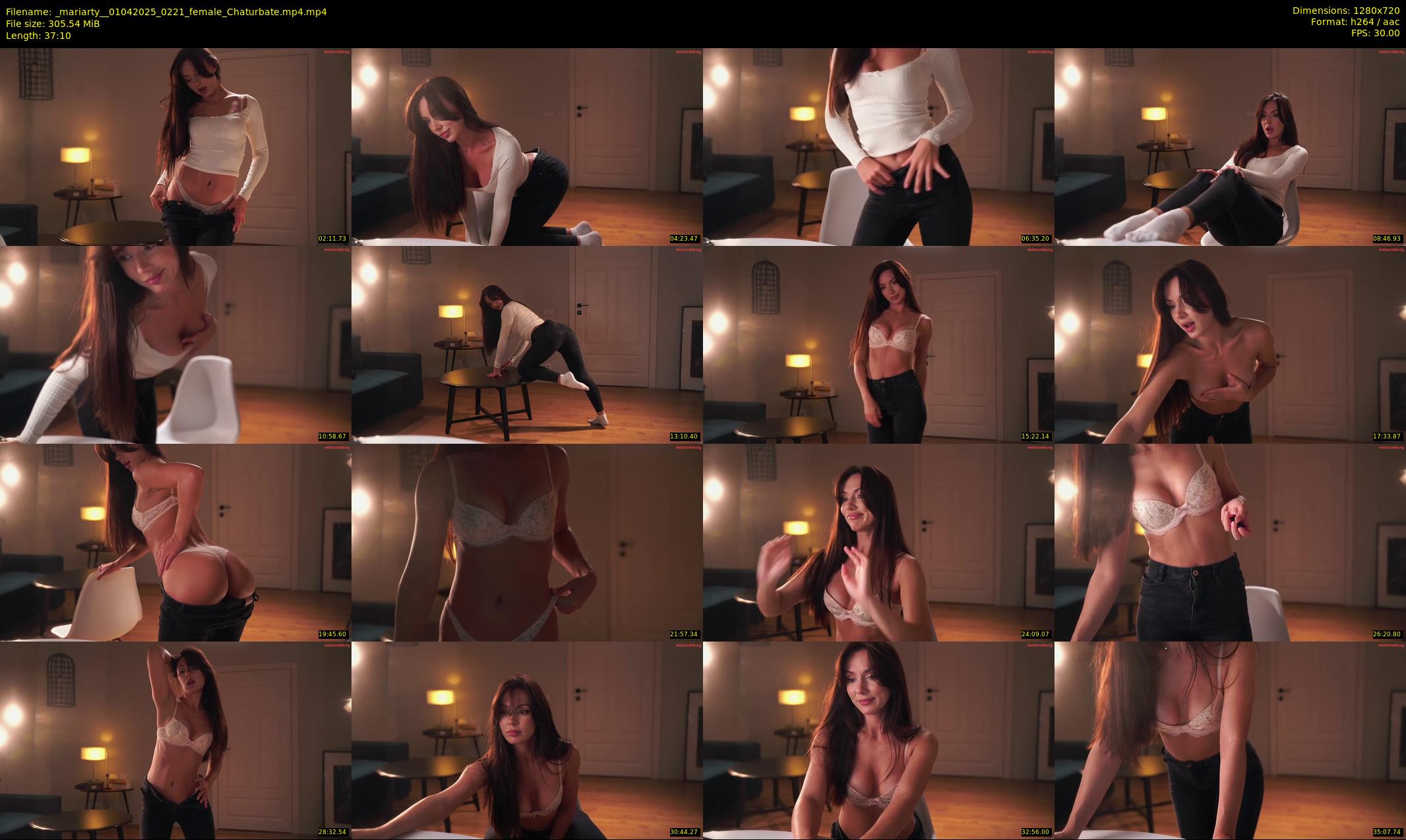 _mariarty_ — 38 minute Chaturbate female cam show recording, 720p, Apr 1, 2025