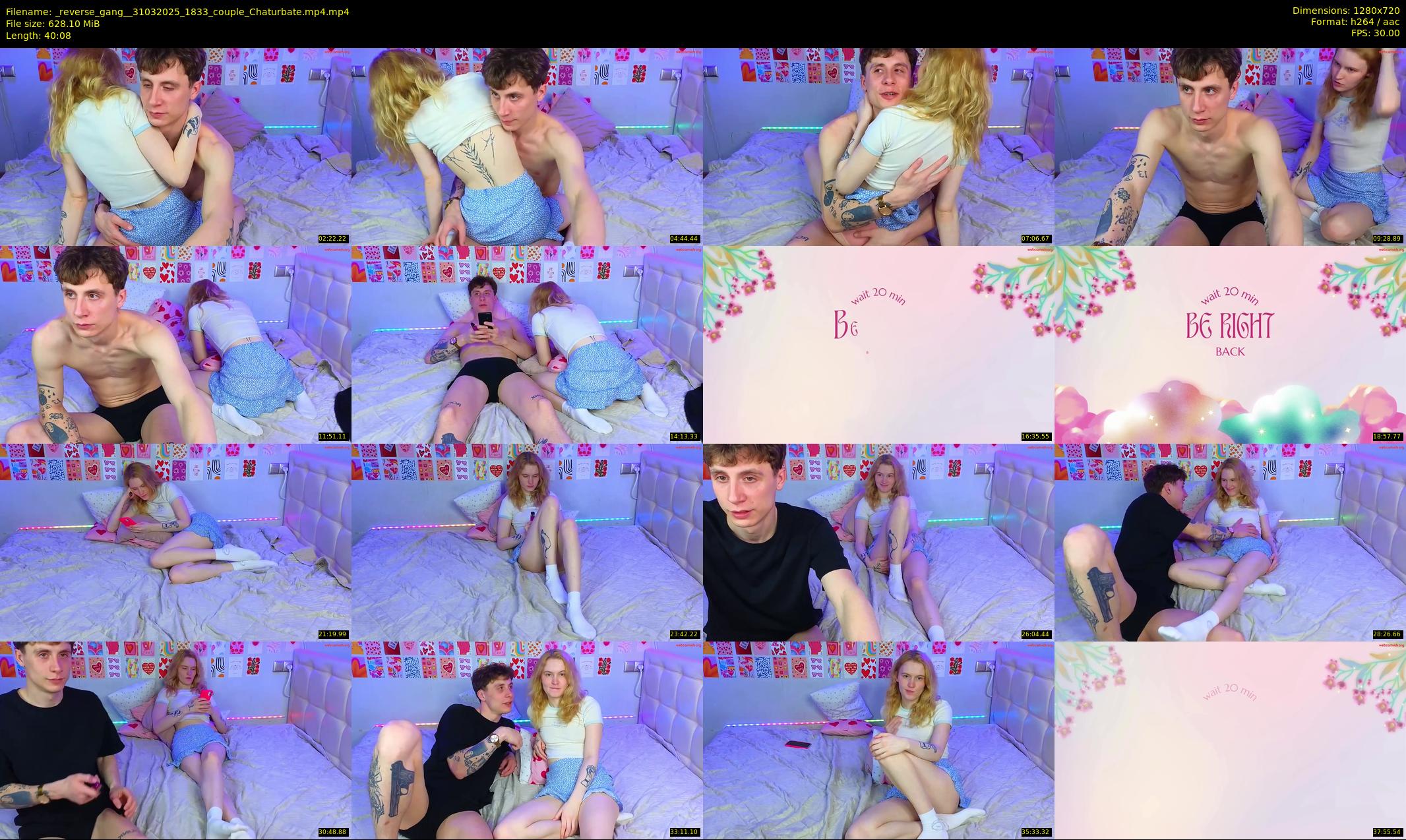 _reverse_gang_ — 41 minute Chaturbate couple cam show recording, 720p, Mar 31, 2025
