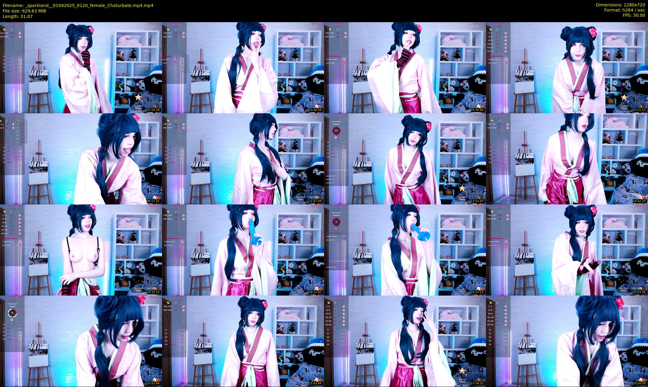 _sparkland_ — 32 minute Chaturbate female cam show recording, 720p, Apr 1, 2025