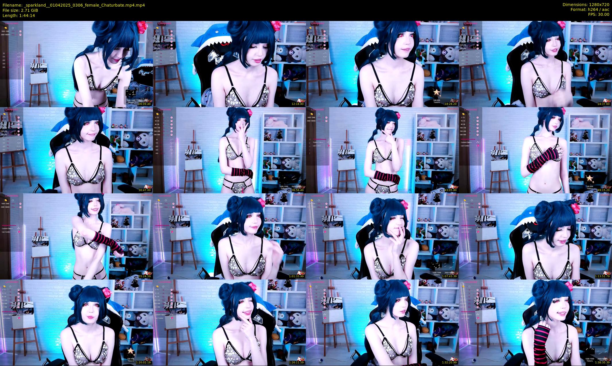 _sparkland_ — 105 minute Chaturbate female cam show recording, 720p, Apr 1, 2025